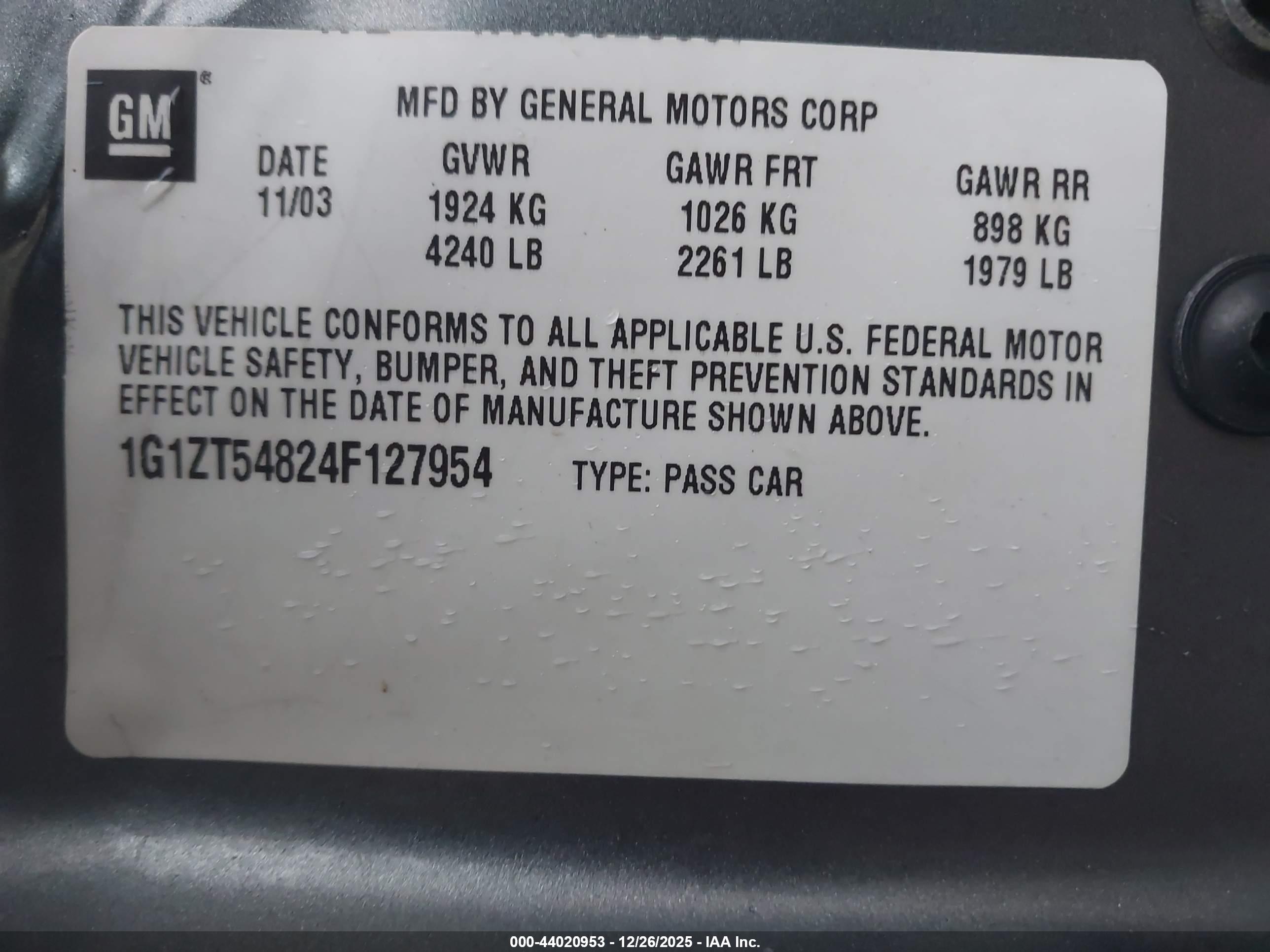 CHEVROLET MALIBU image 9