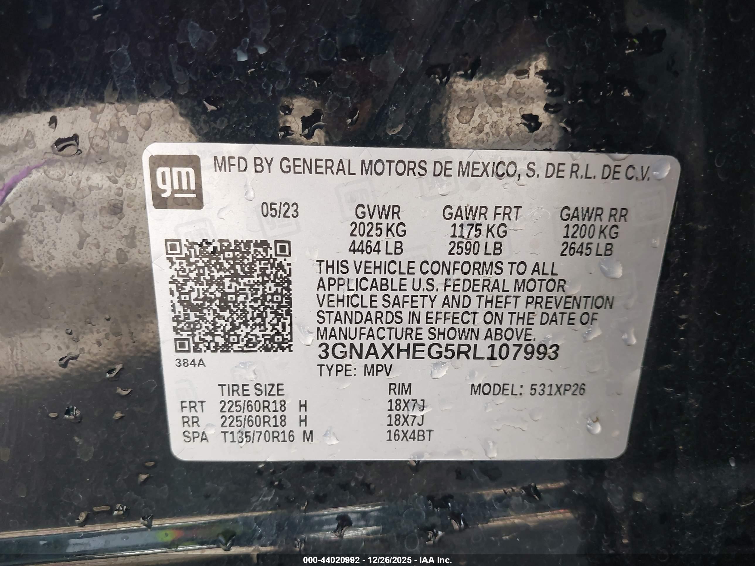 CHEVROLET EQUINOX image 9