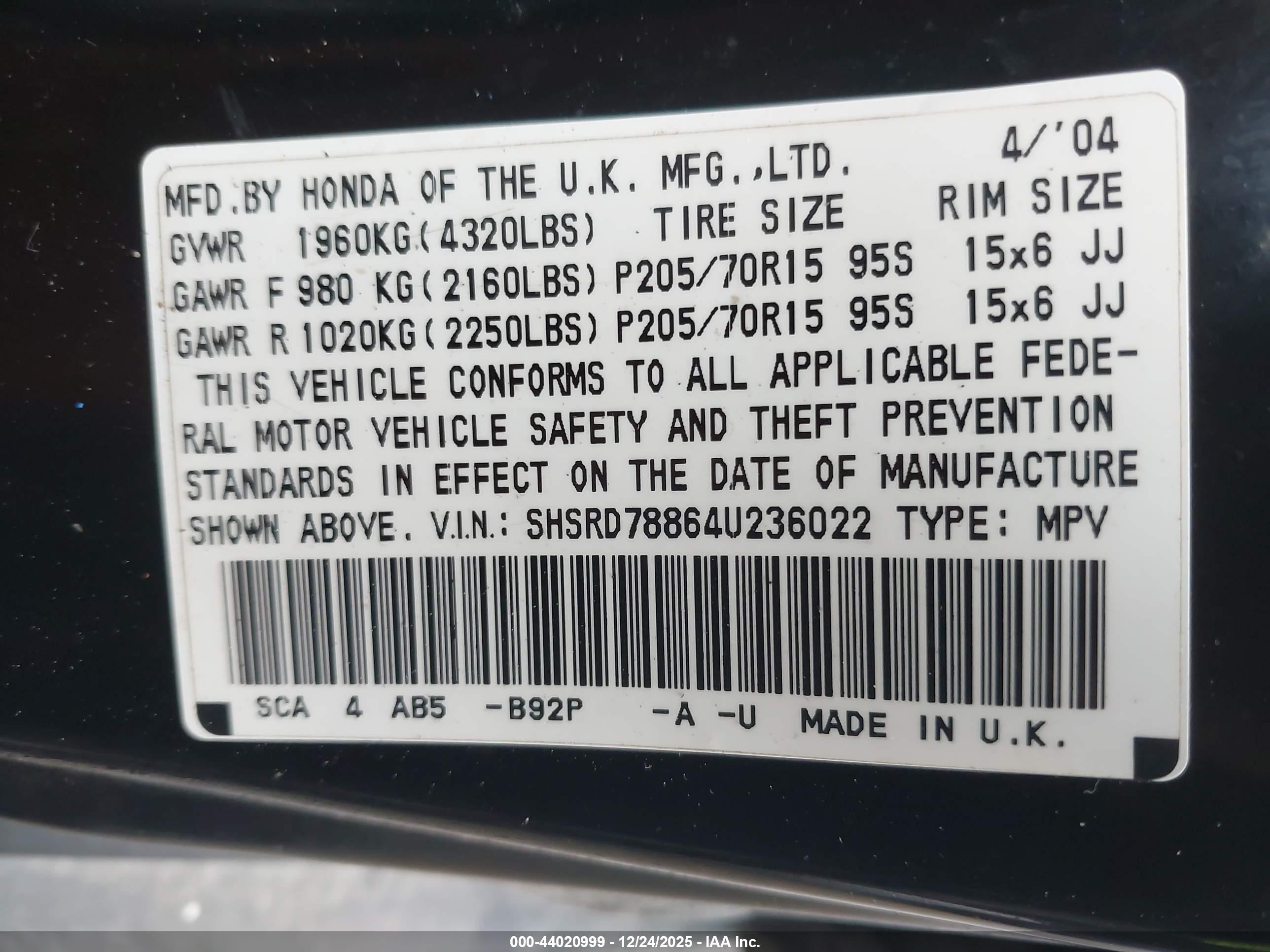 HONDA CR-V image 9