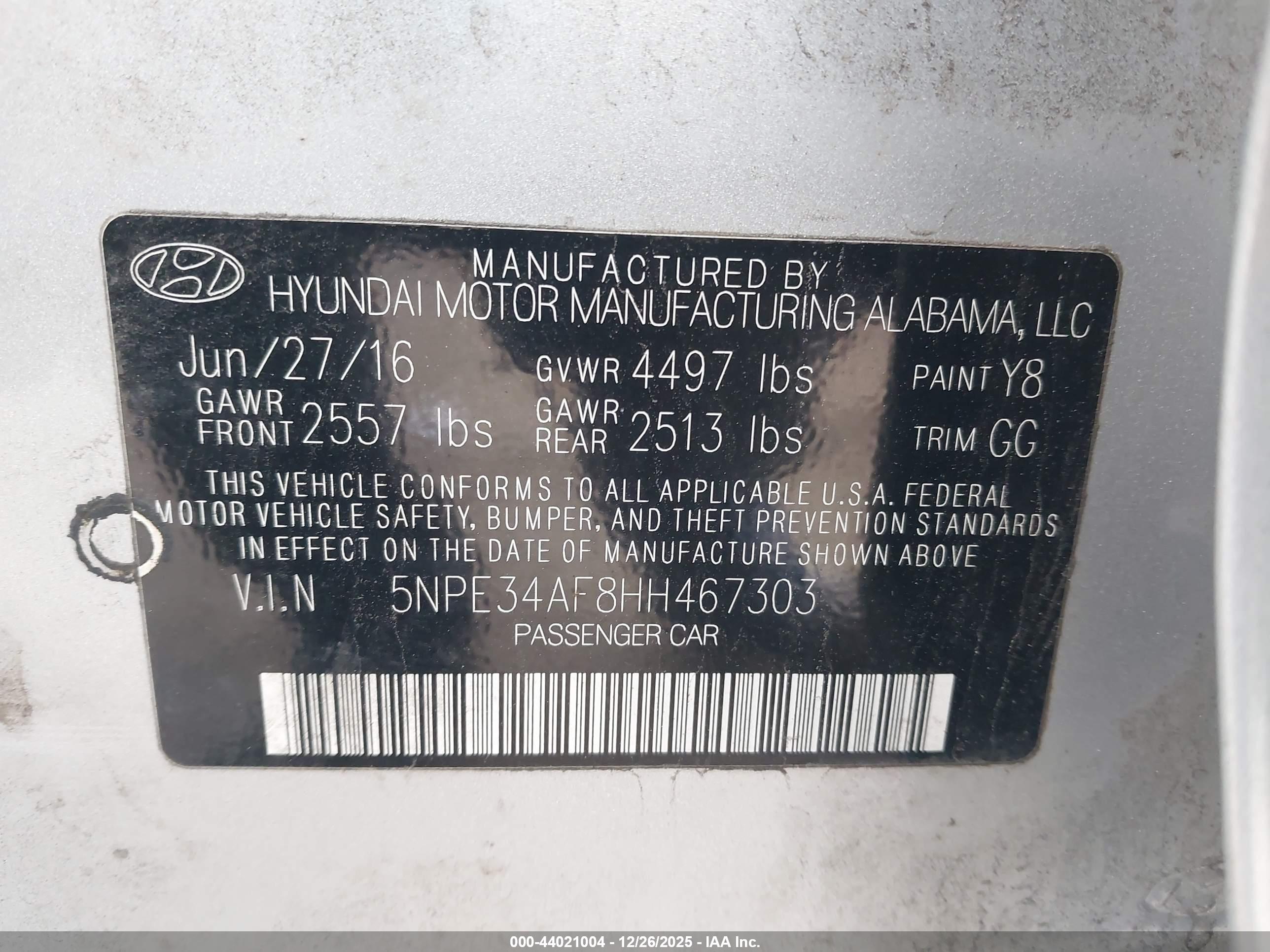 HYUNDAI SONATA image 9