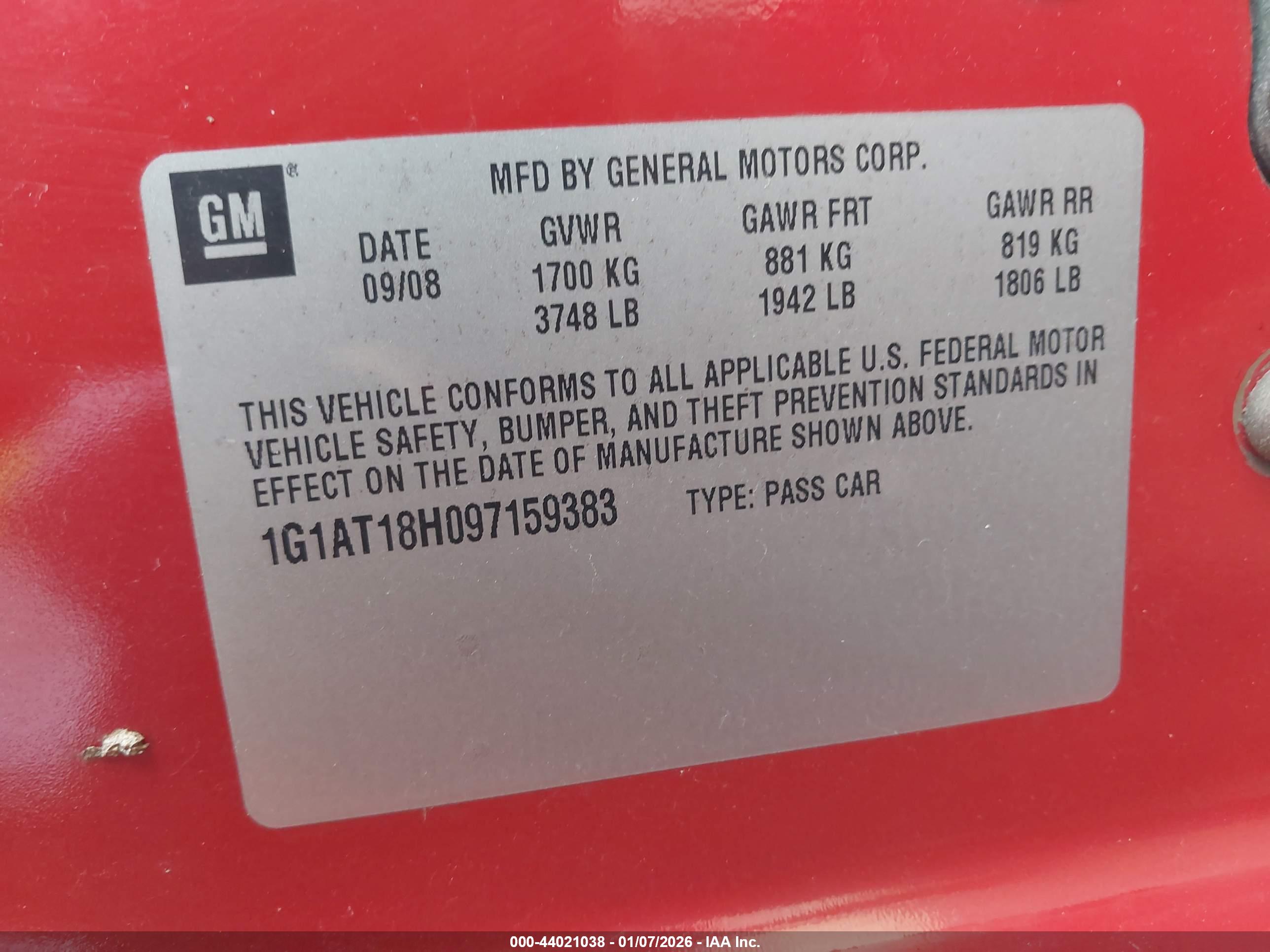 CHEVROLET COBALT image 9