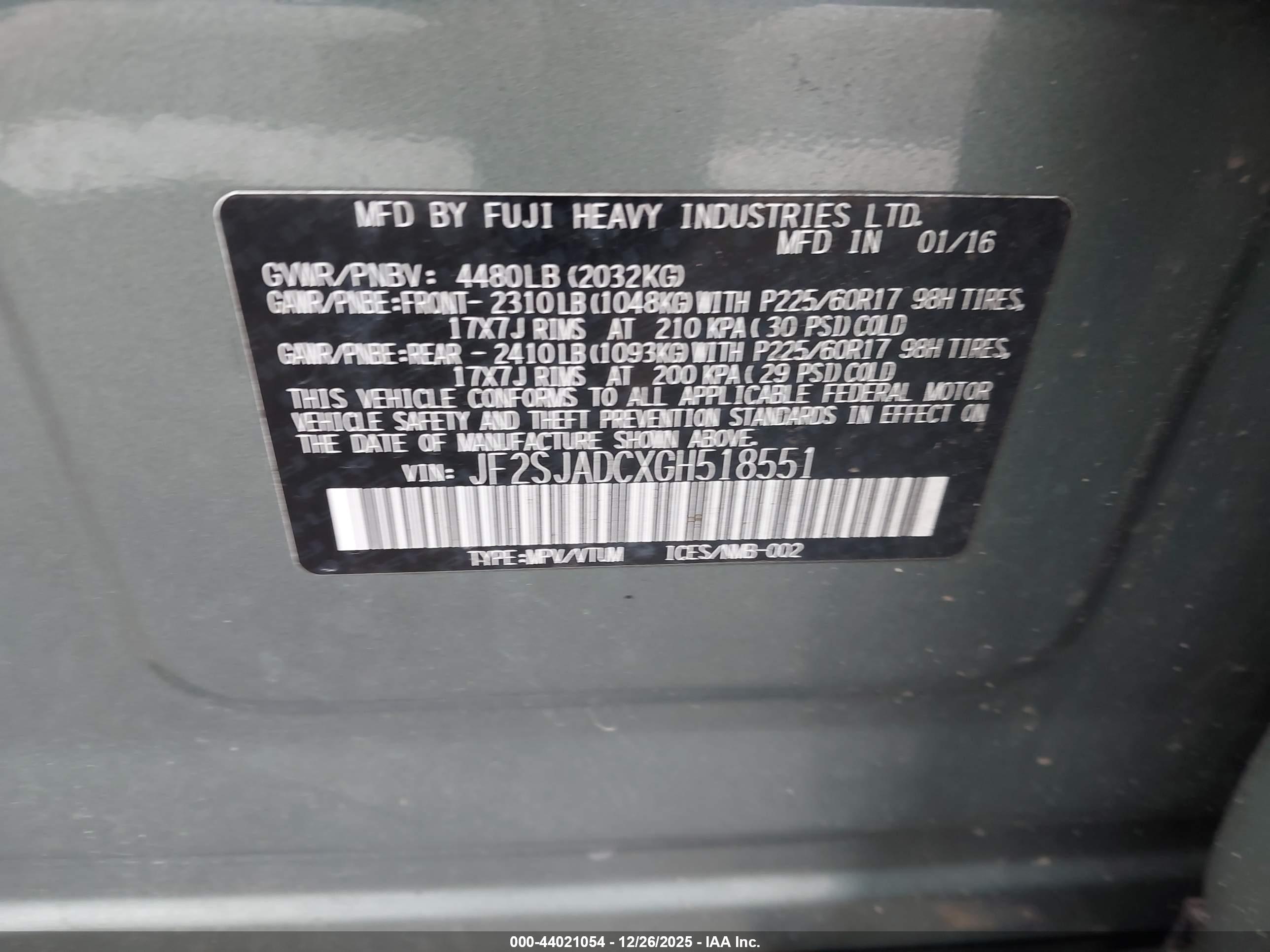 SUBARU FORESTER image 9