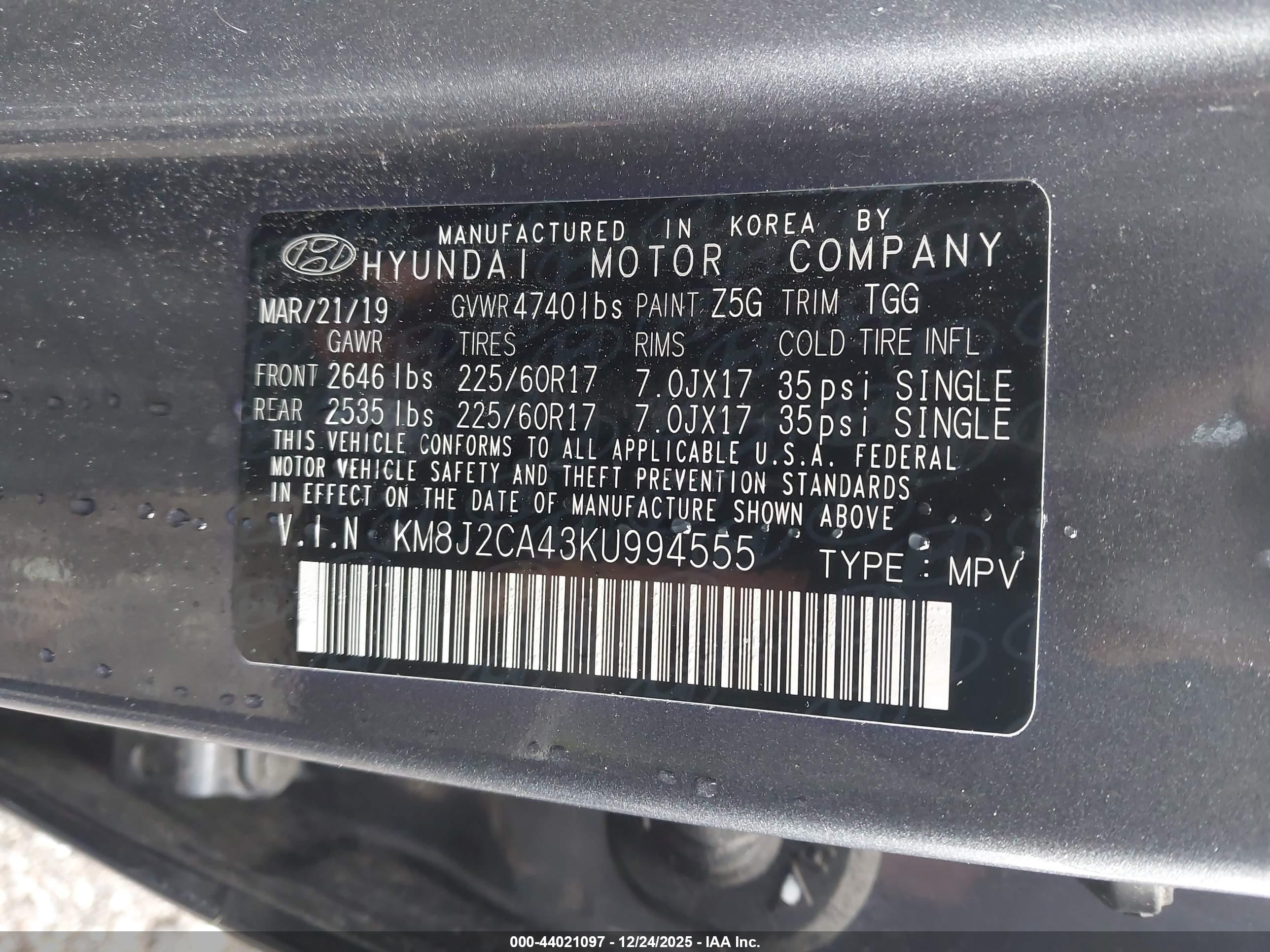 HYUNDAI TUCSON image 9