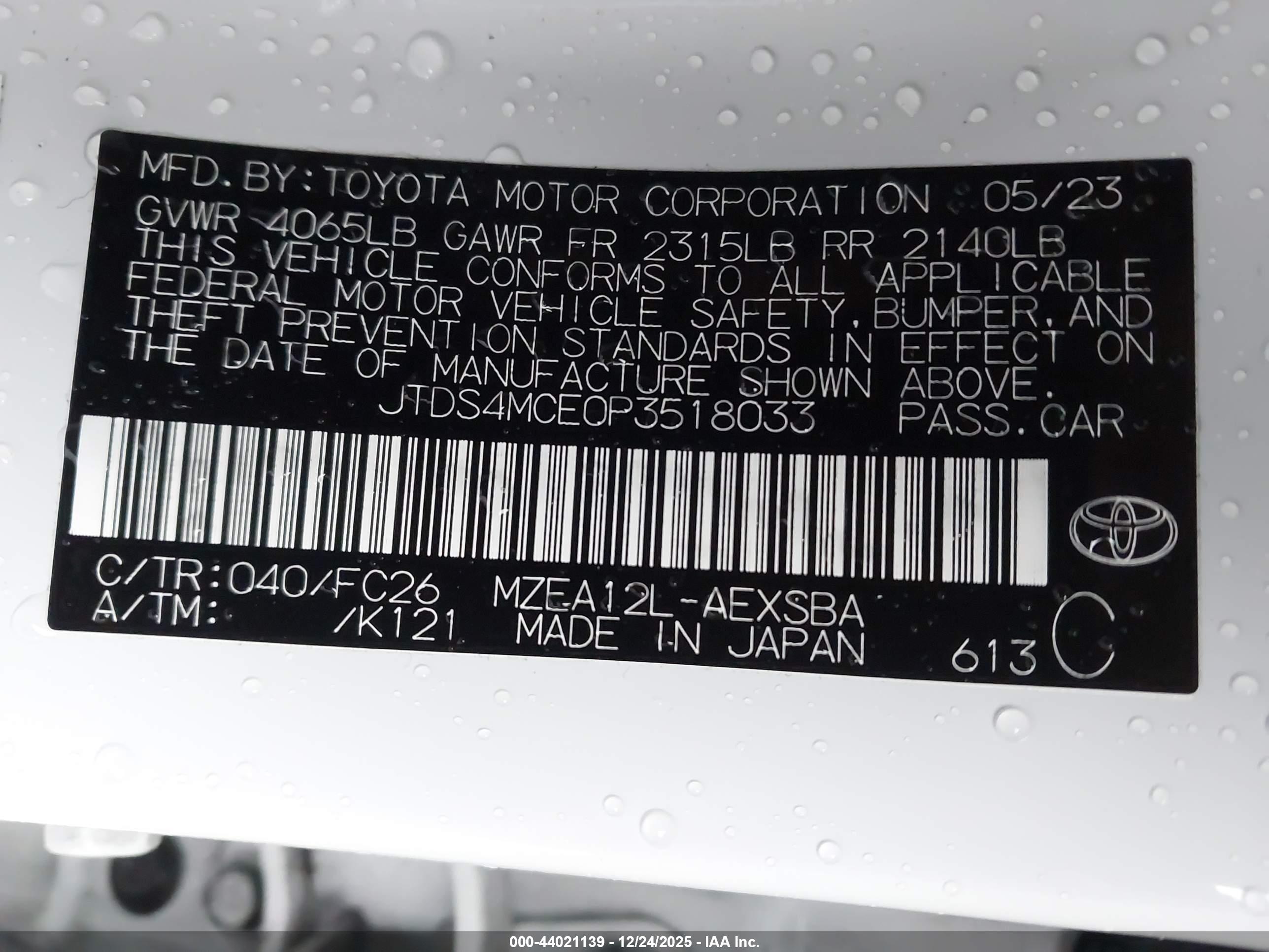 TOYOTA COROLLA image 9