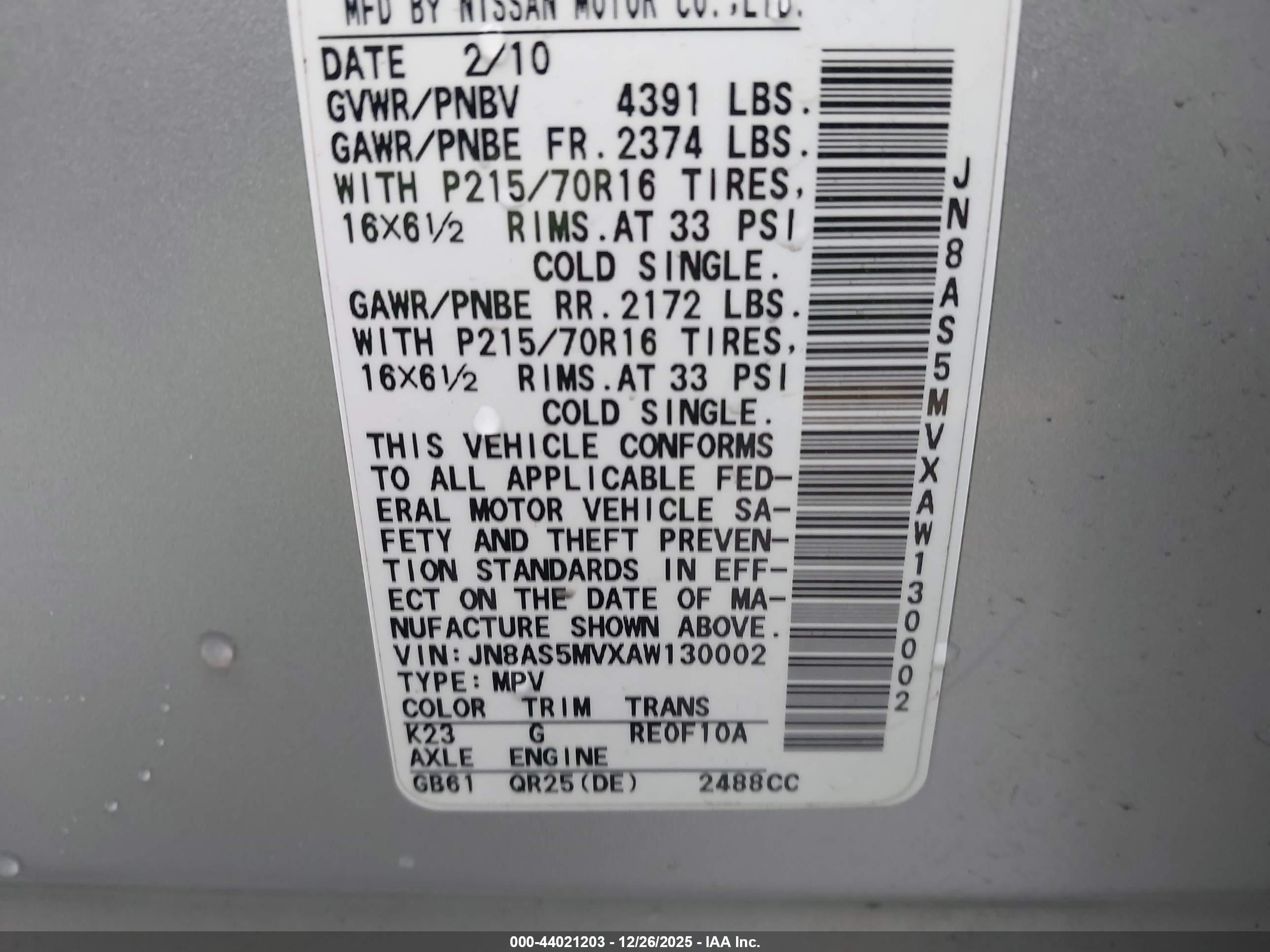 NISSAN ROGUE image 9