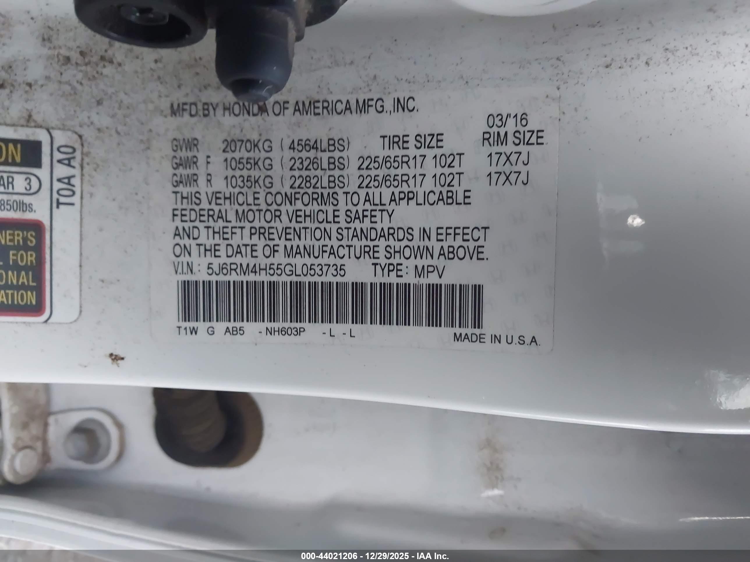 HONDA CR-V image 9