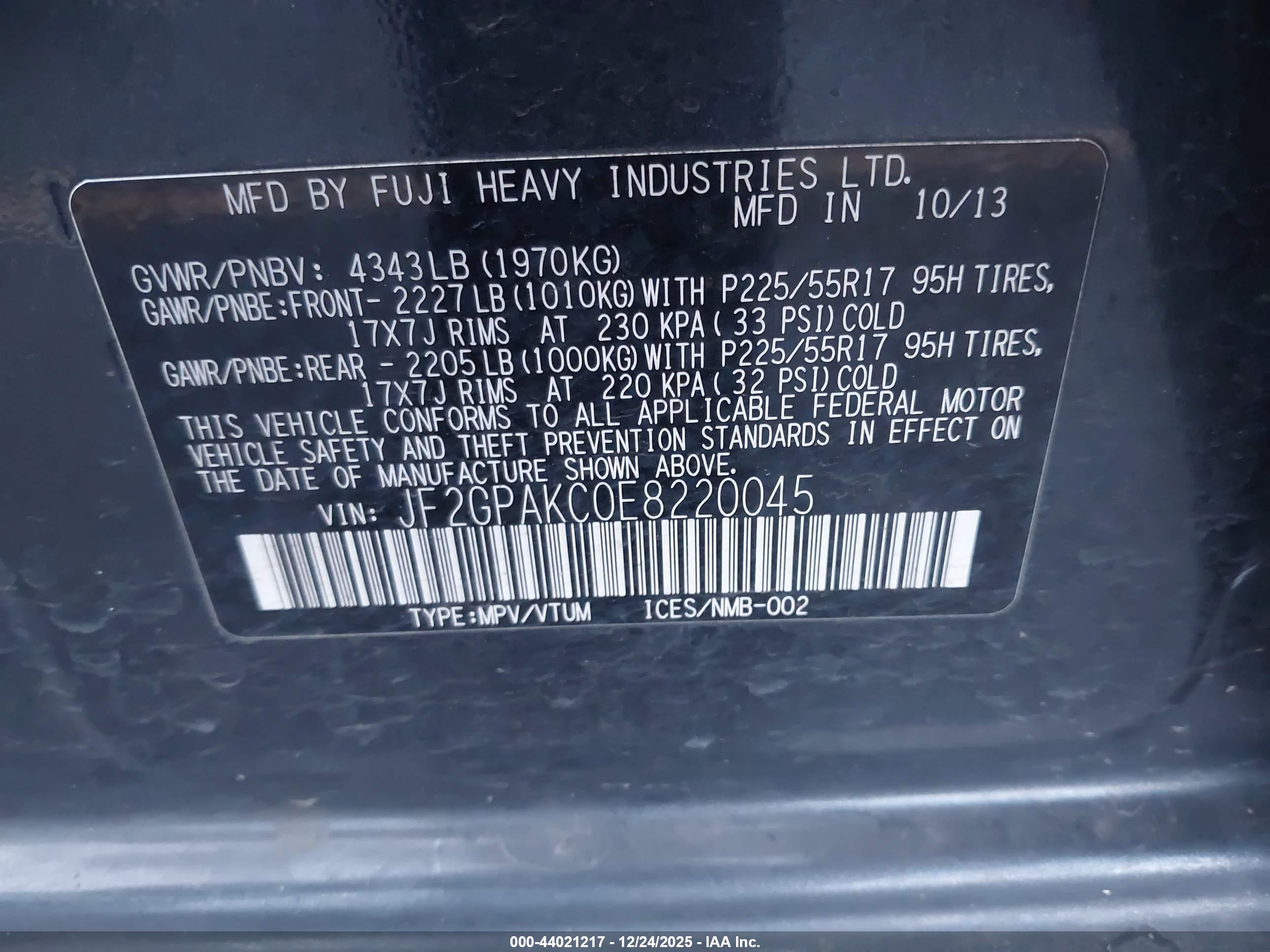 SUBARU XV image 9