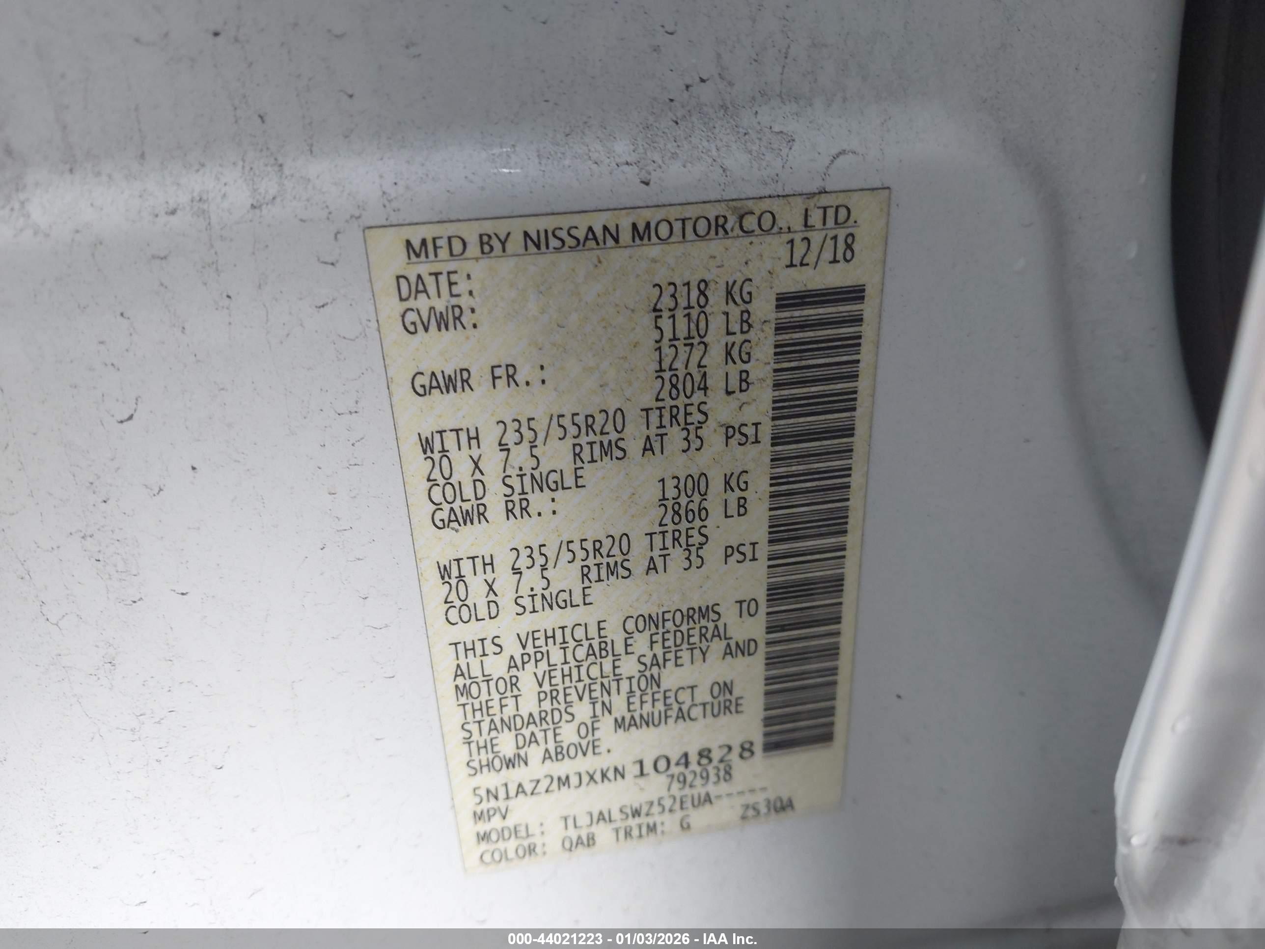 NISSAN MURANO image 9