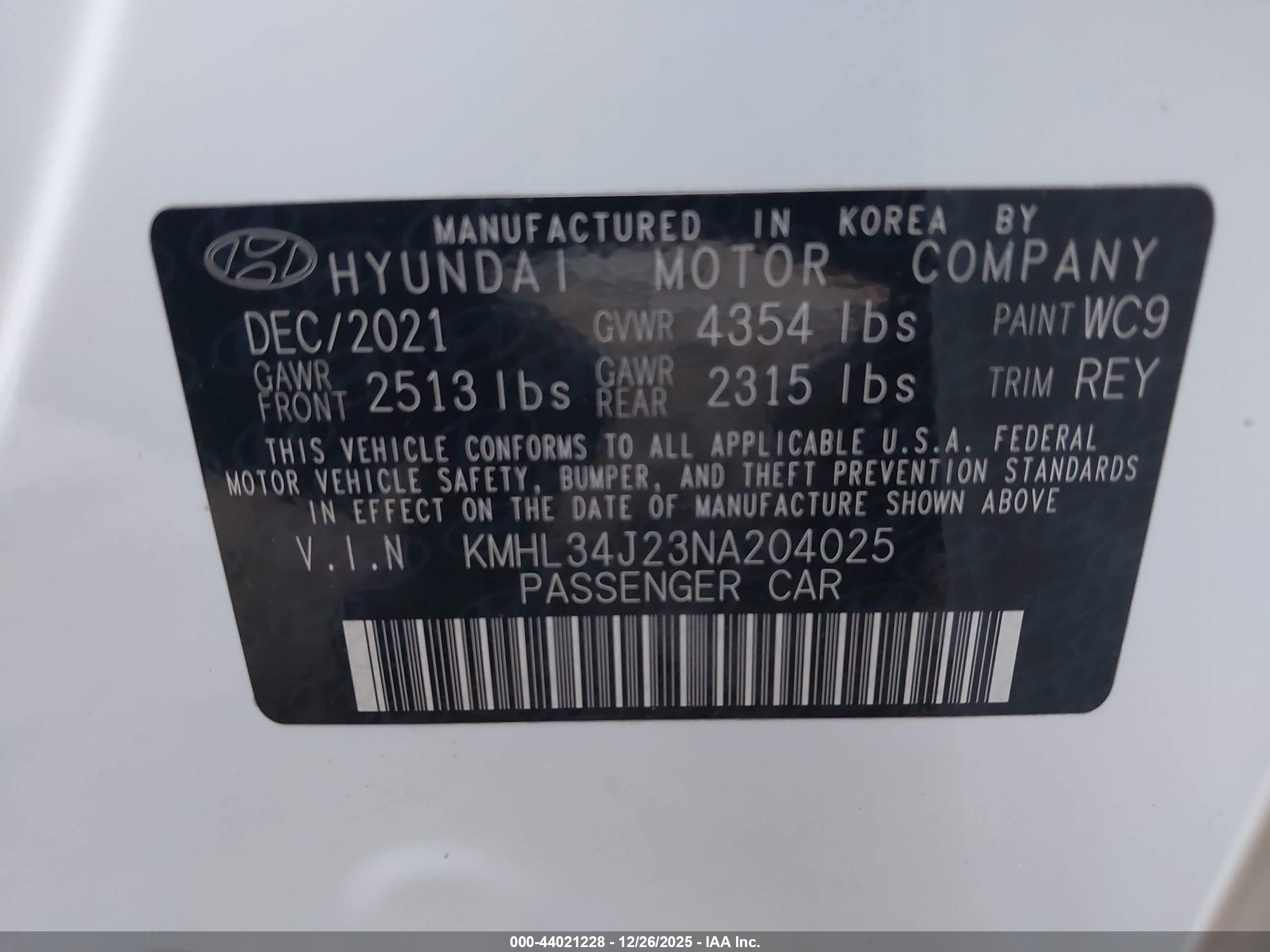 HYUNDAI SONATA image 9