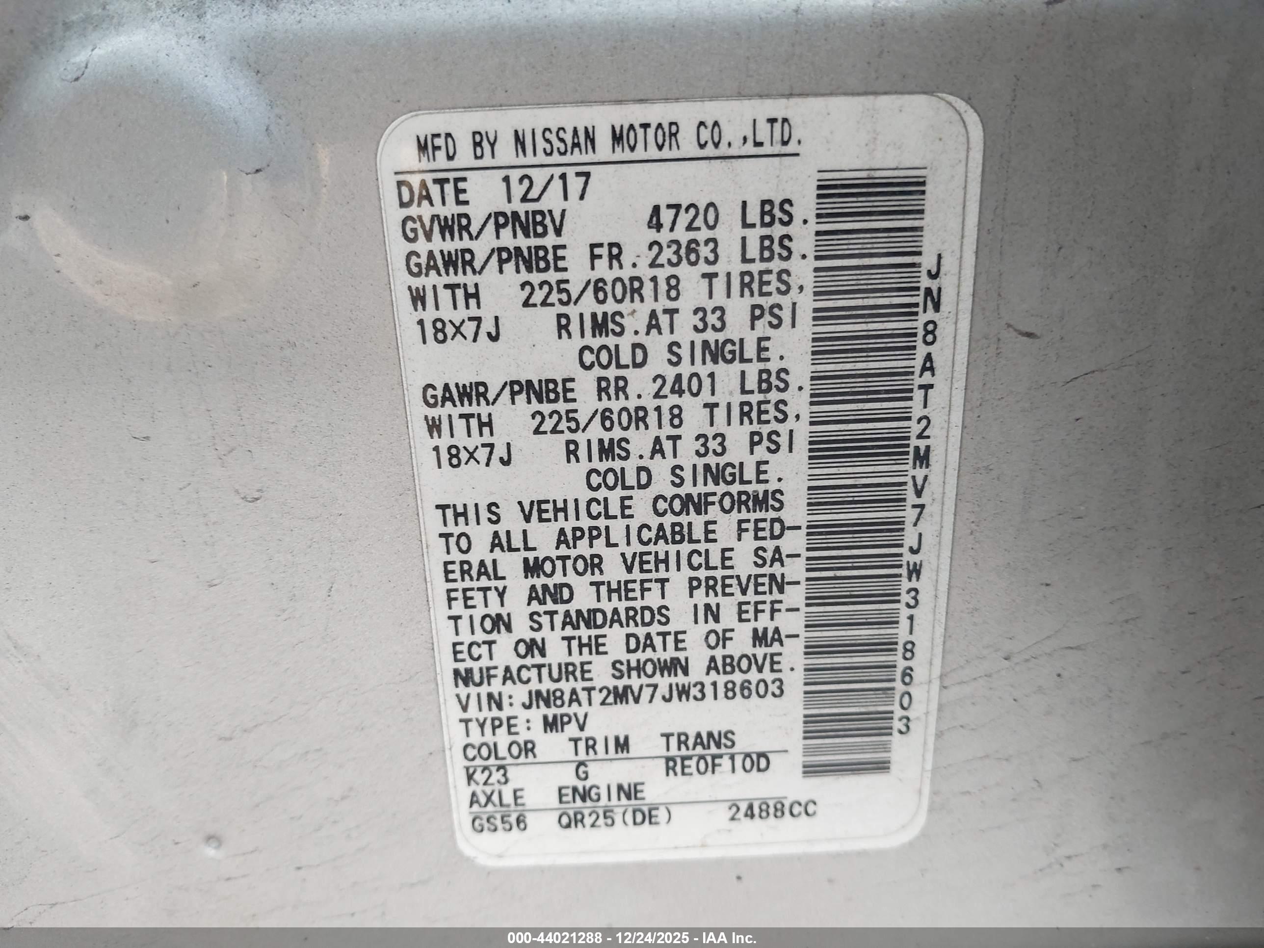 NISSAN ROGUE image 9
