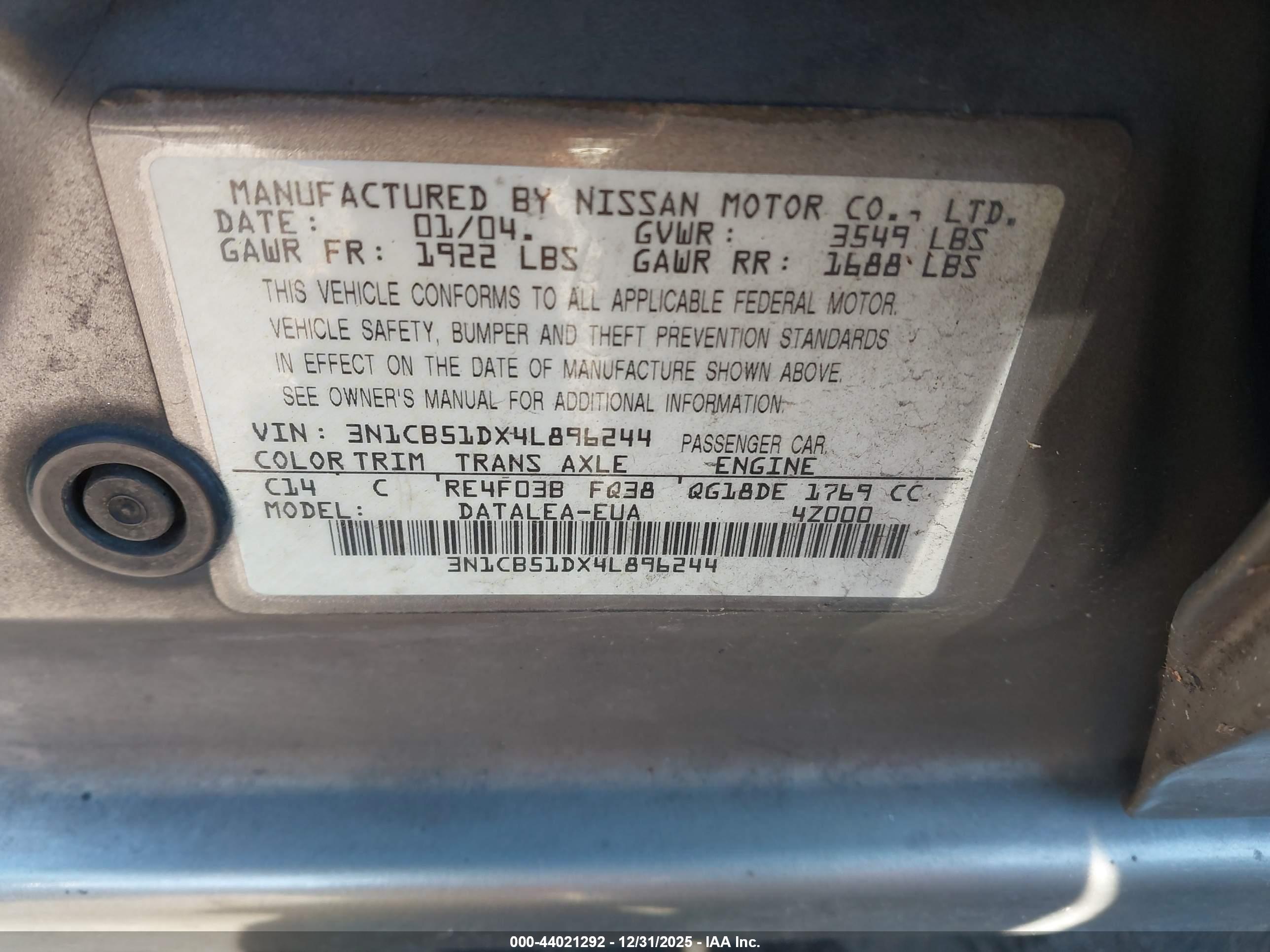 NISSAN SENTRA image 9