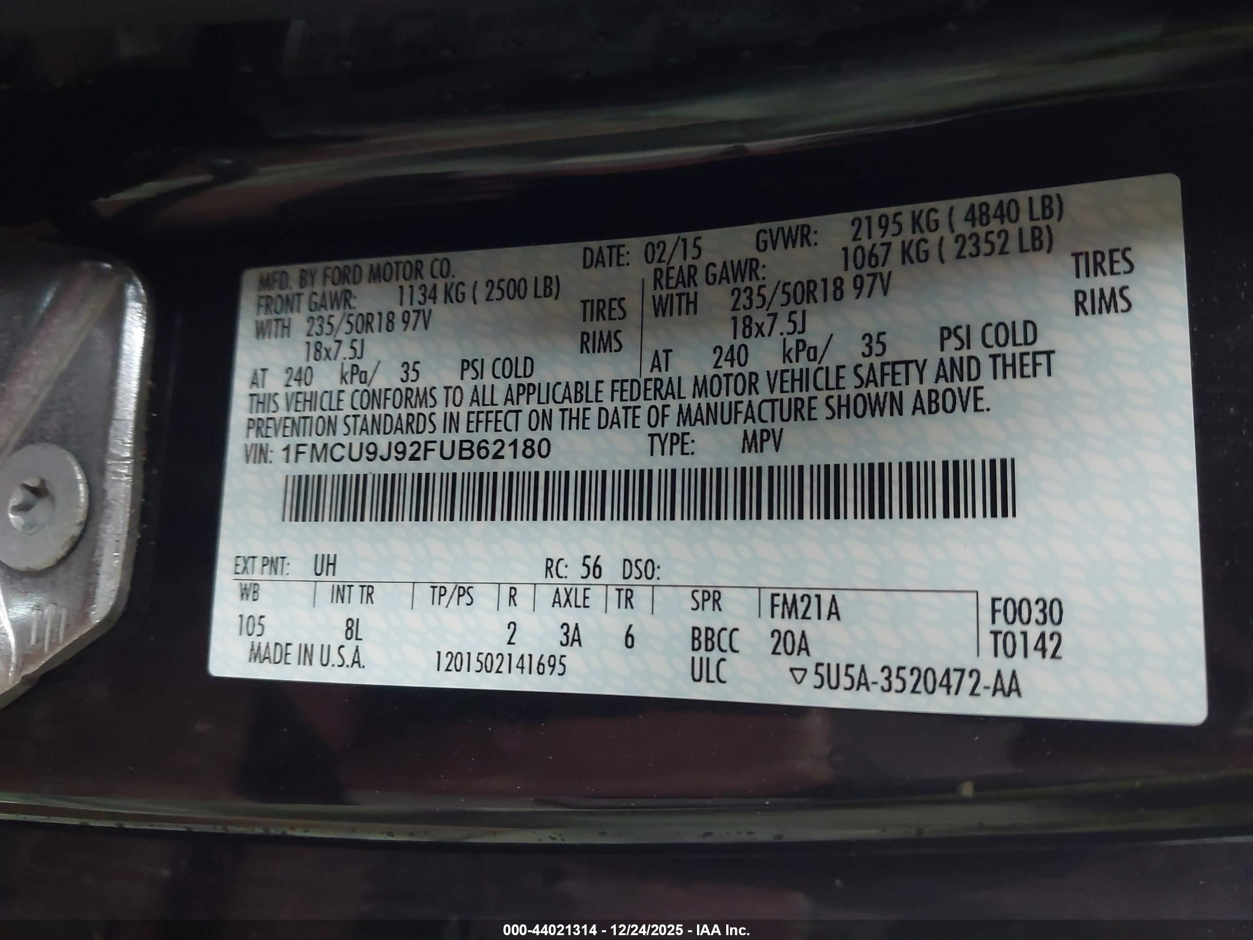 FORD ESCAPE image 9