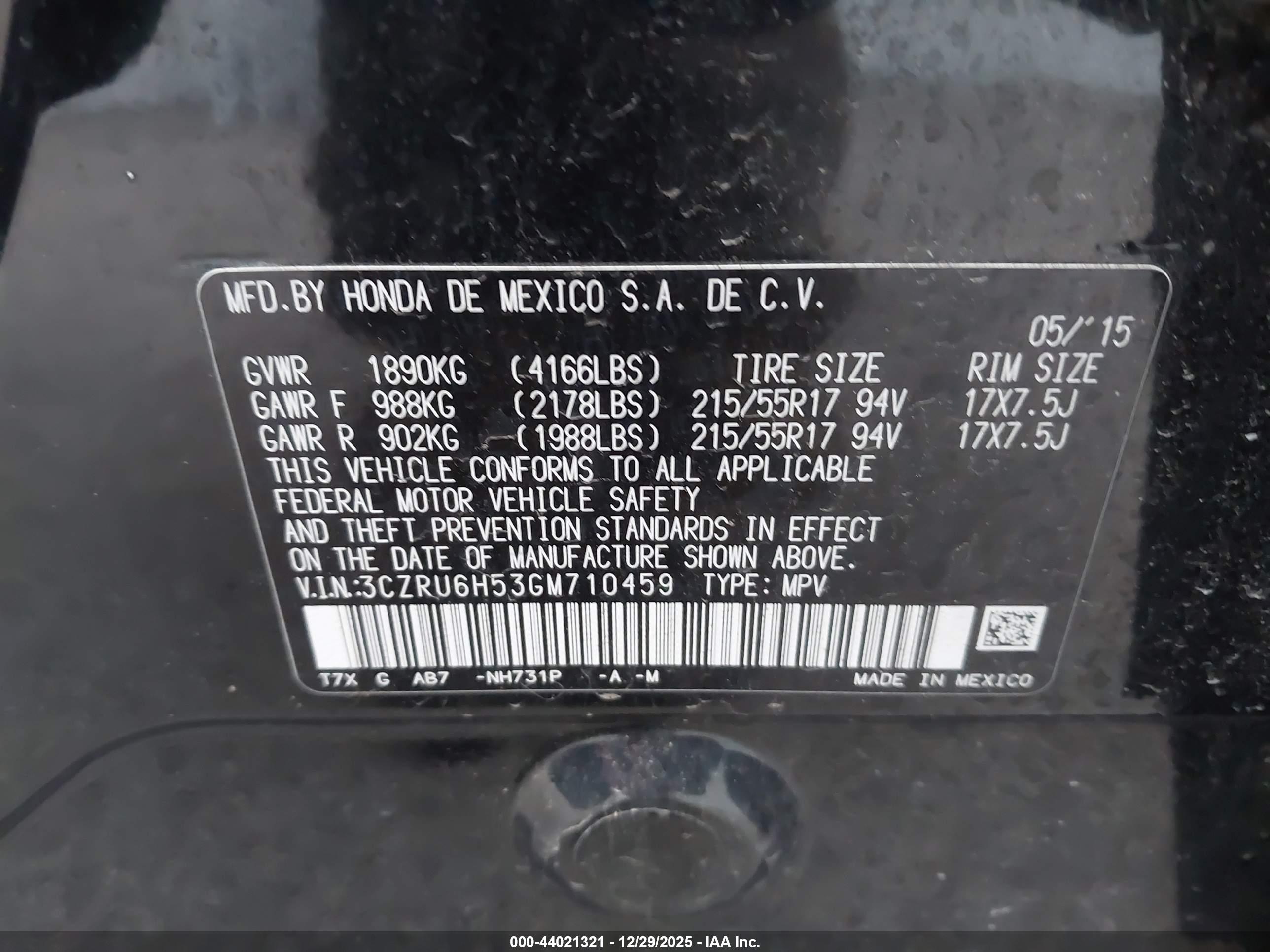 HONDA HR-V image 9