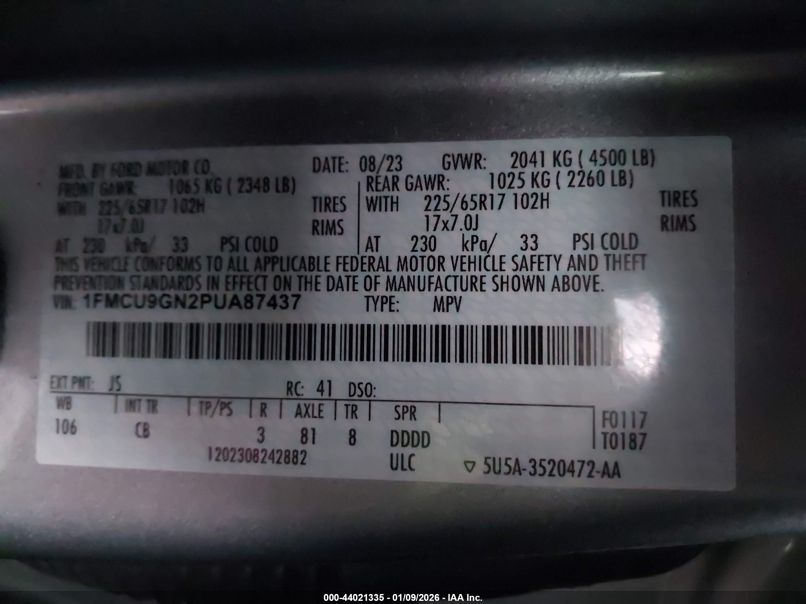 FORD ESCAPE image 9