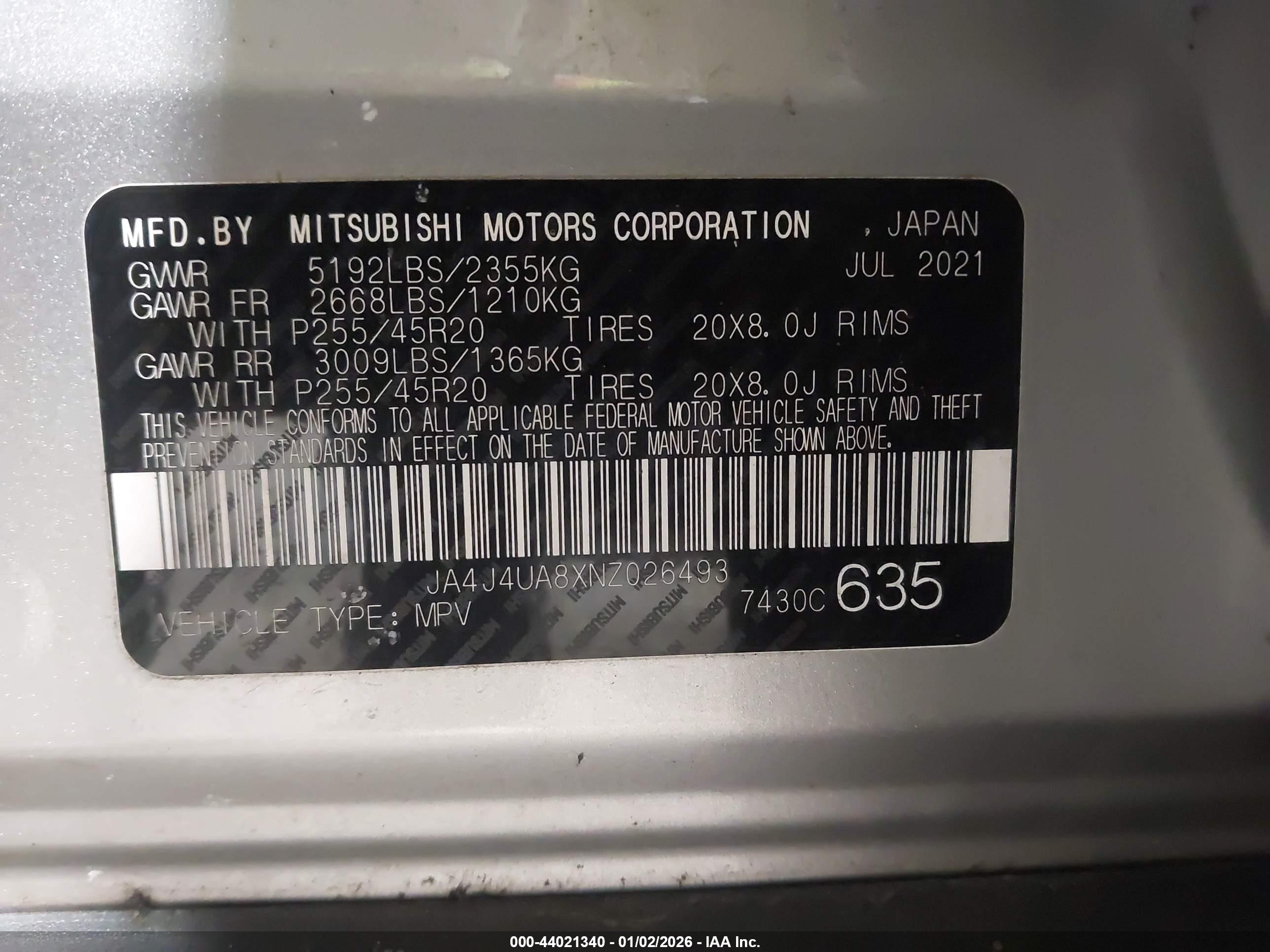 MITSUBISHI OUTLANDER image 9