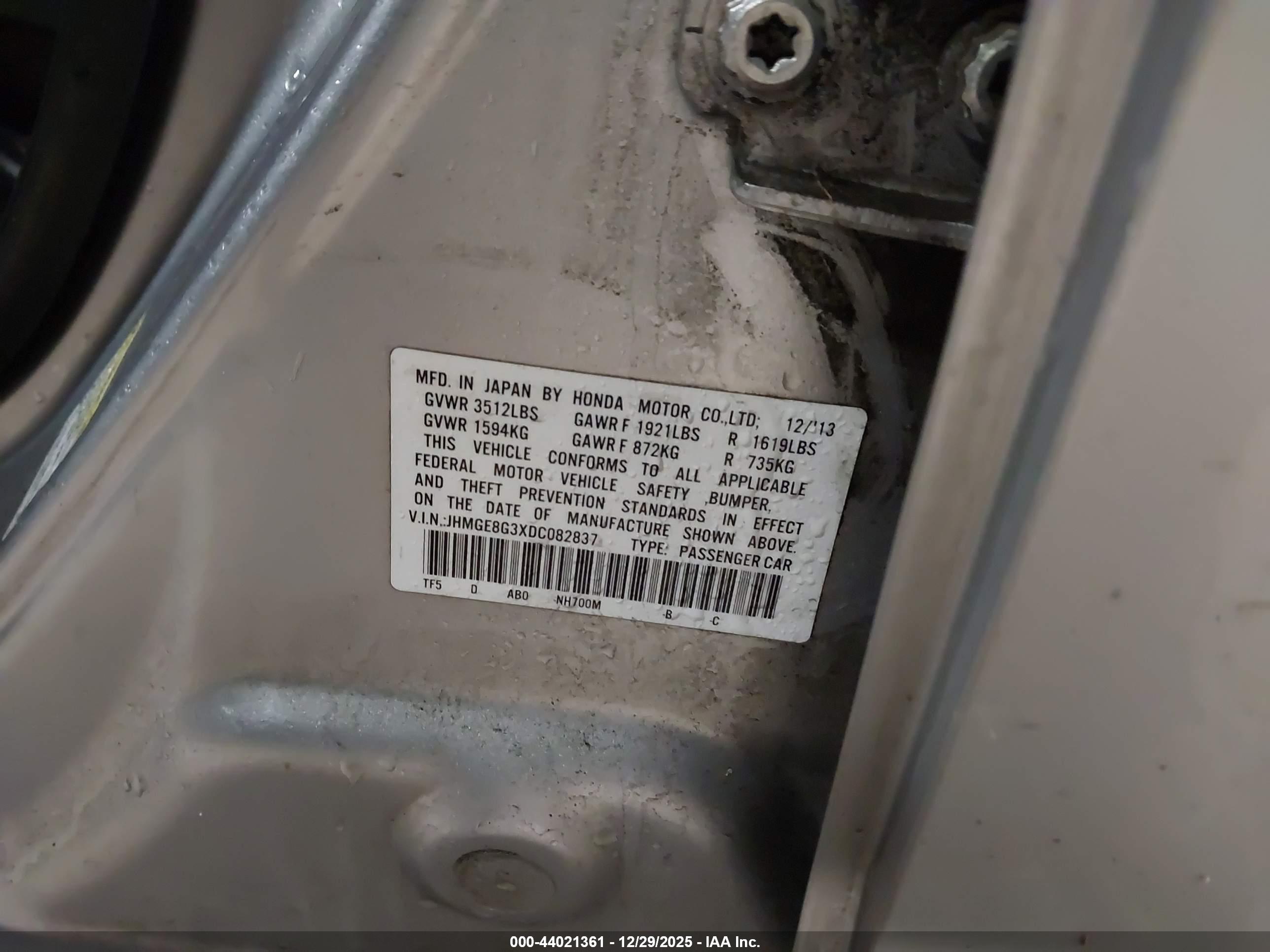 HONDA FIT image 9