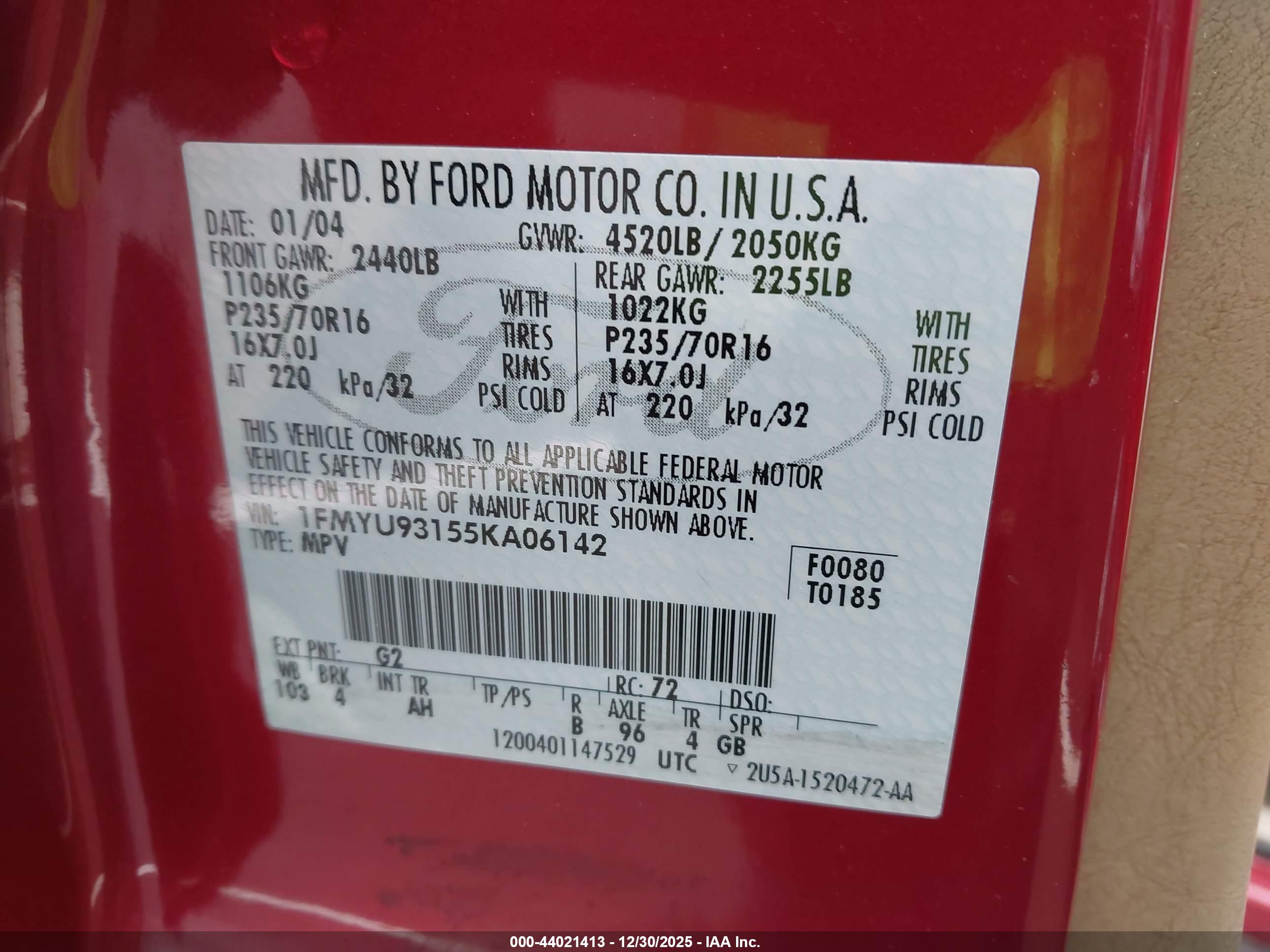 FORD ESCAPE image 9