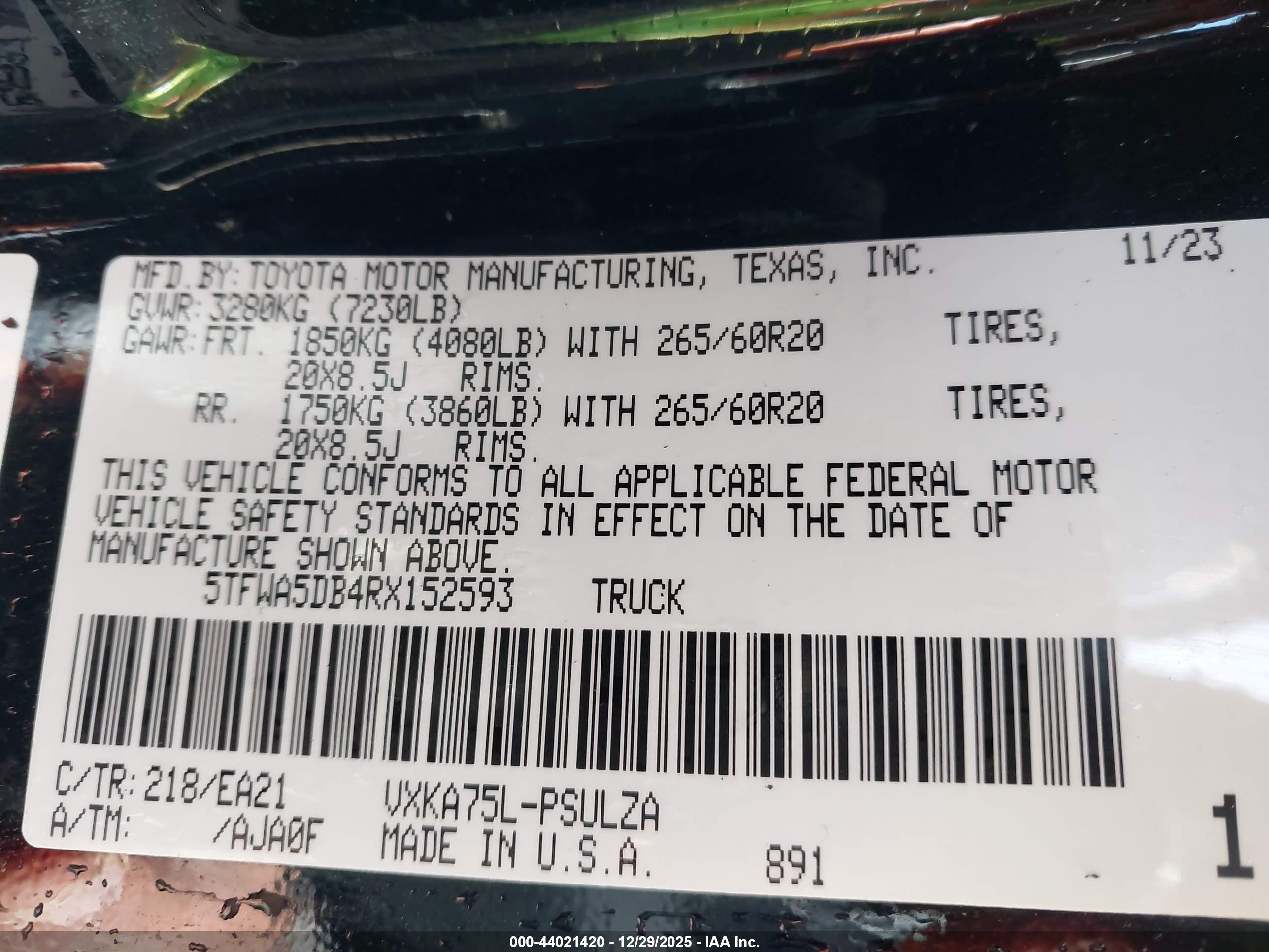 TOYOTA TUNDRA image 9