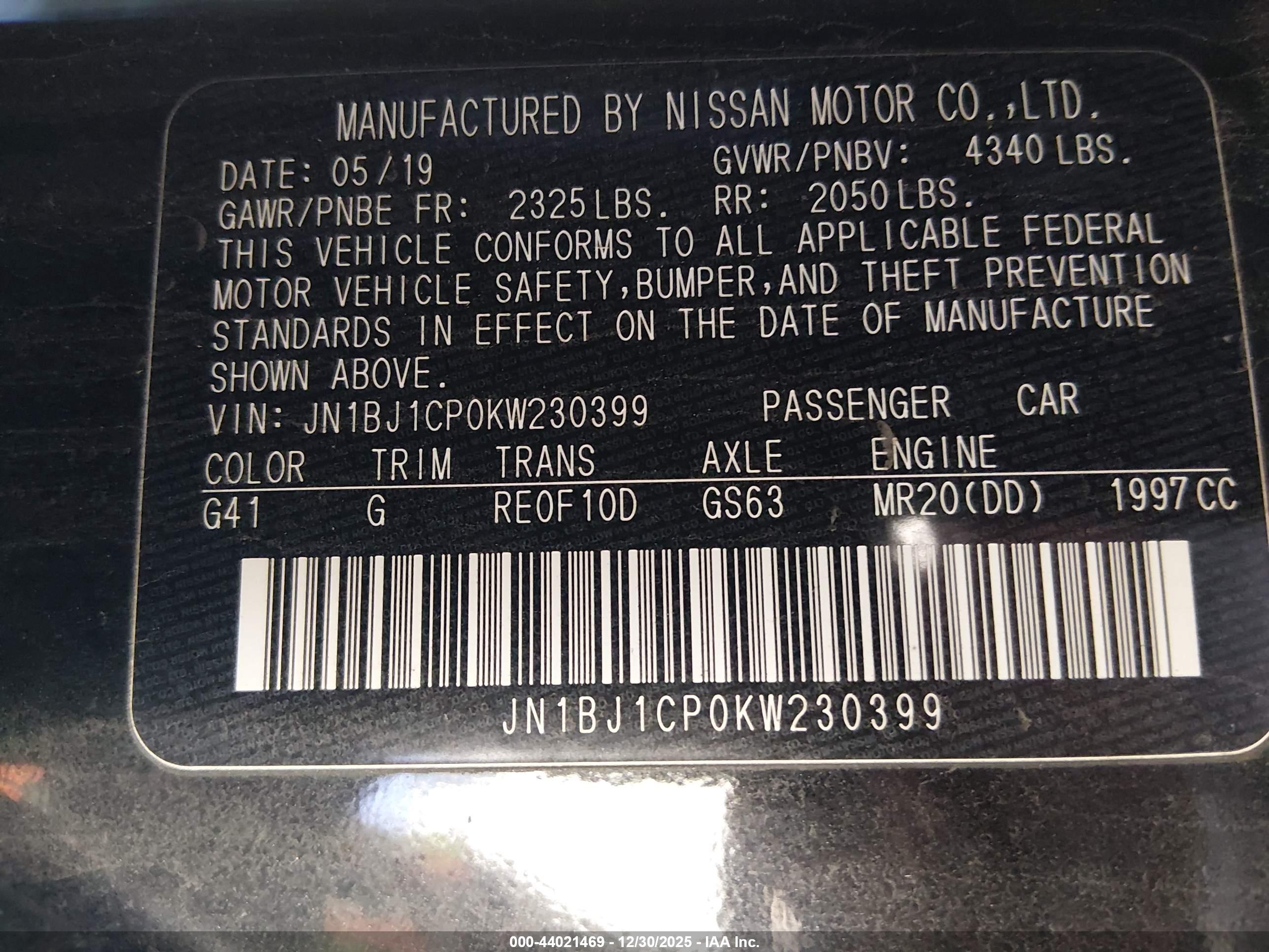 NISSAN ROGUE image 9