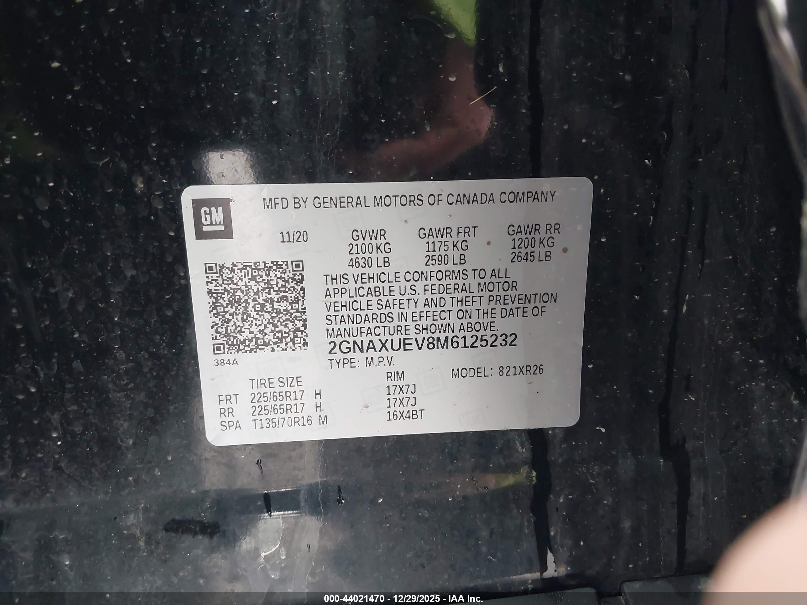 CHEVROLET EQUINOX image 9