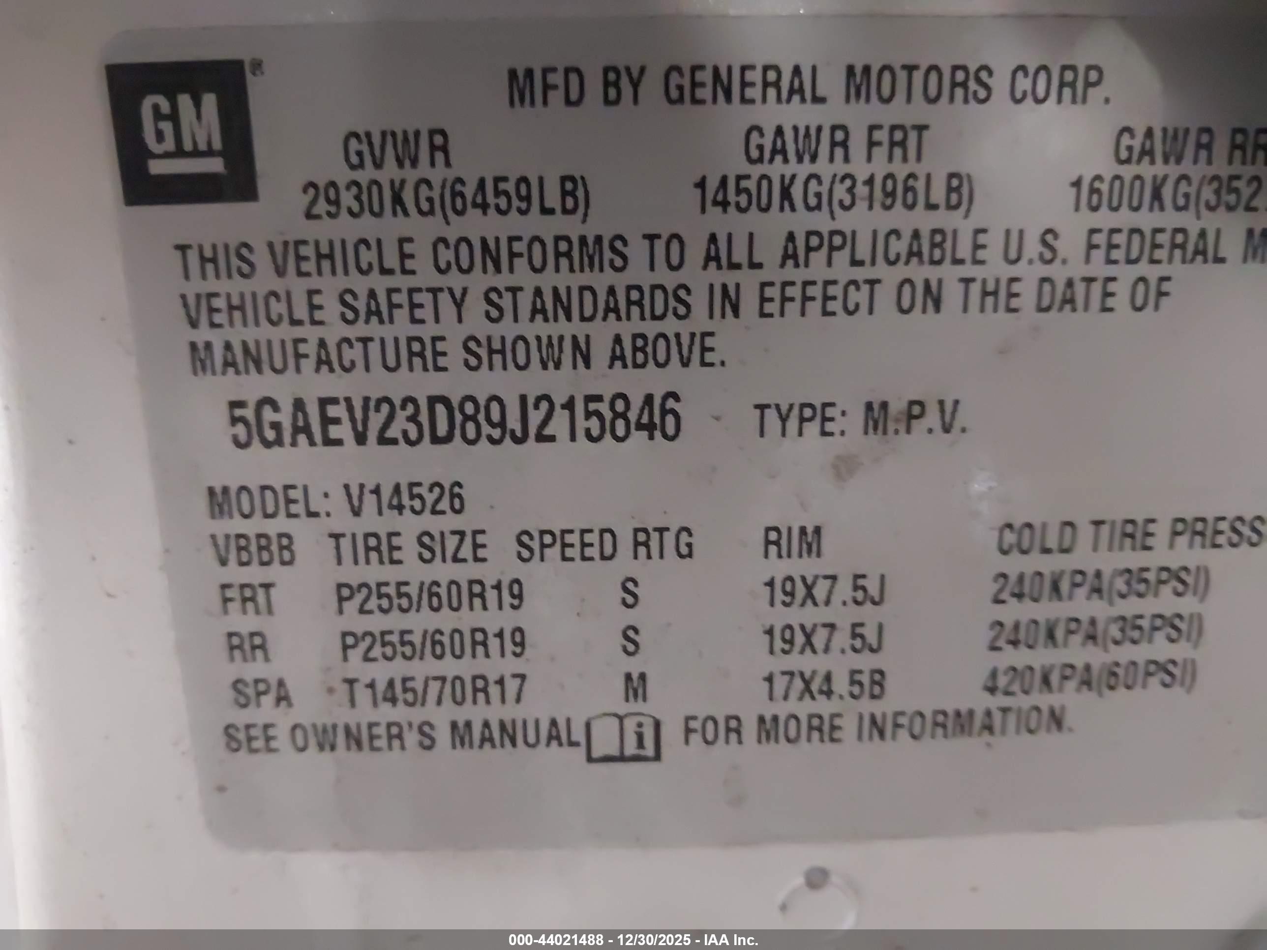 BUICK ENCLAVE image 9