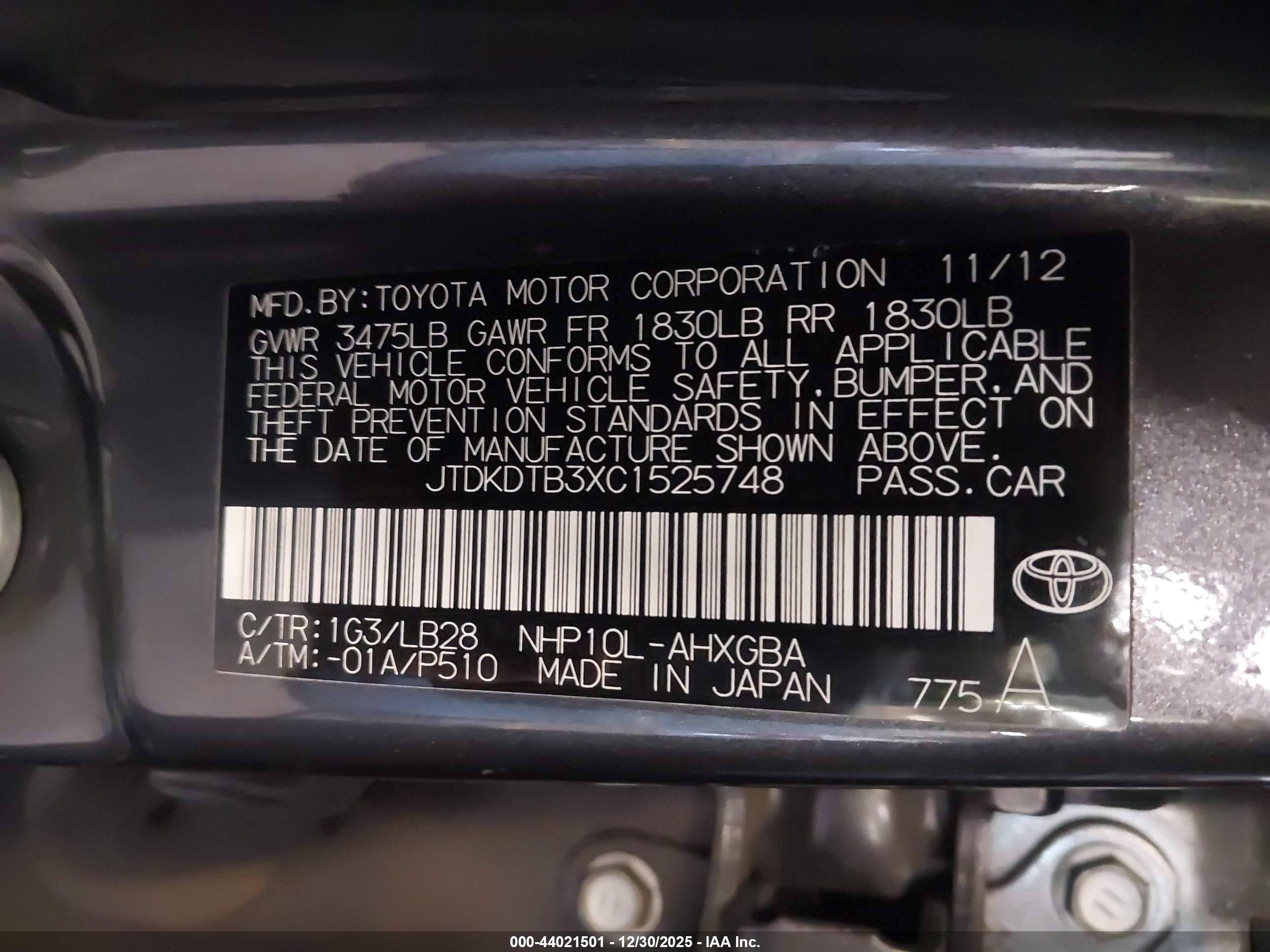 TOYOTA PRIUS image 9