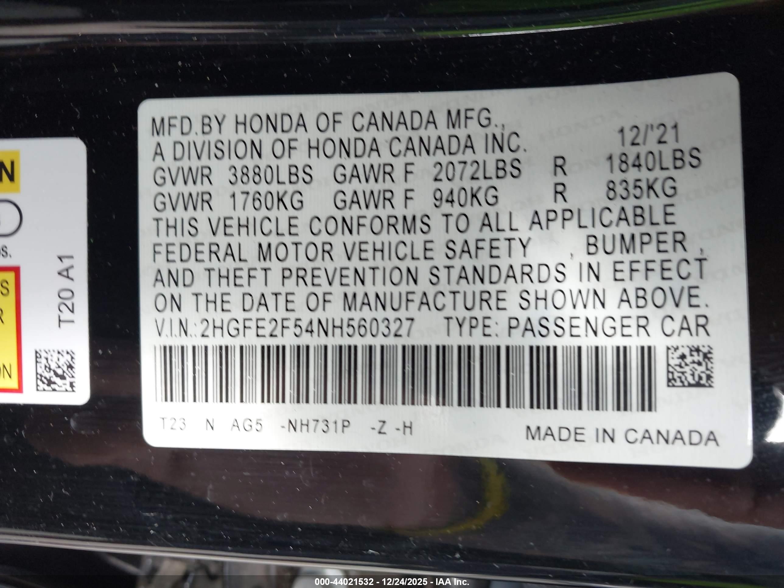 HONDA CIVIC image 9