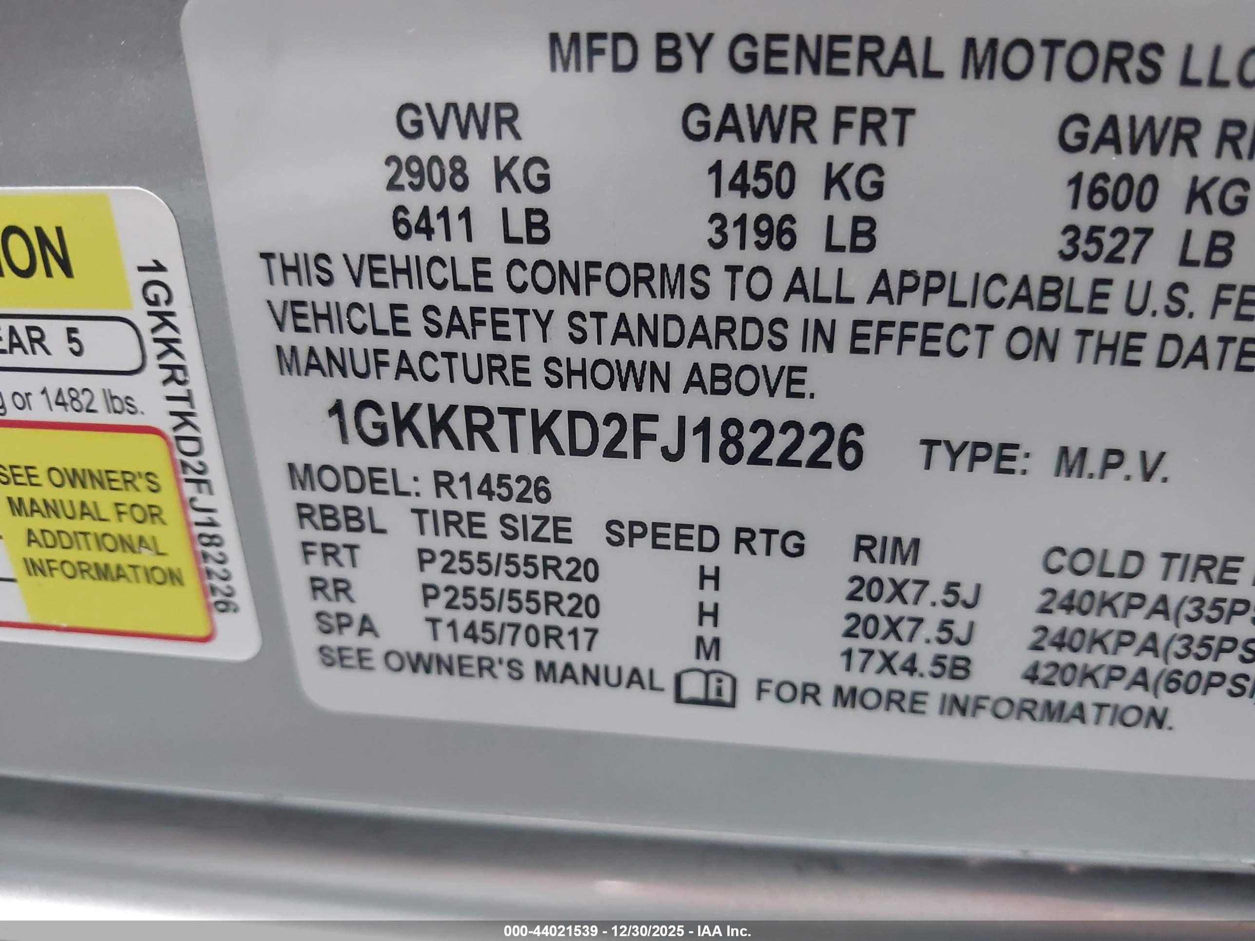 GMC ACADIA image 9