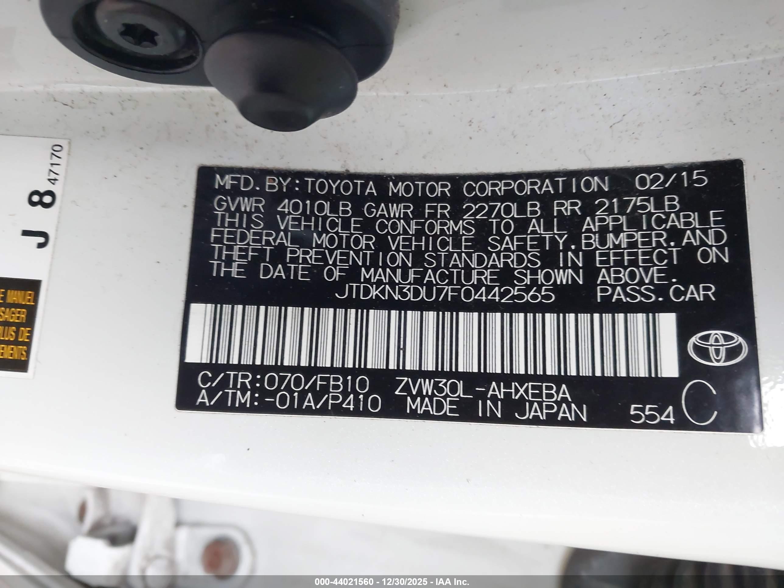 TOYOTA PRIUS image 9