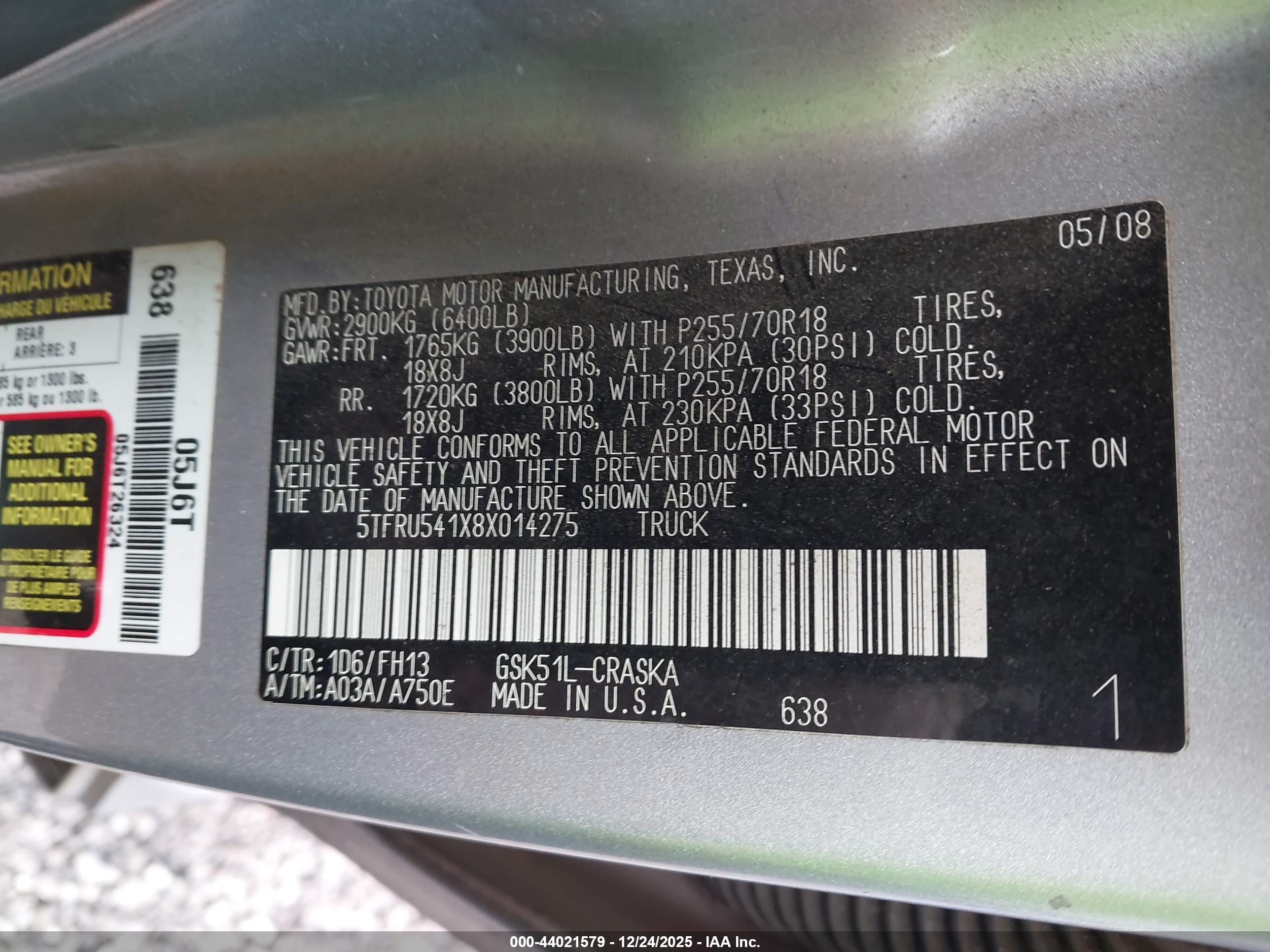 TOYOTA TUNDRA image 9