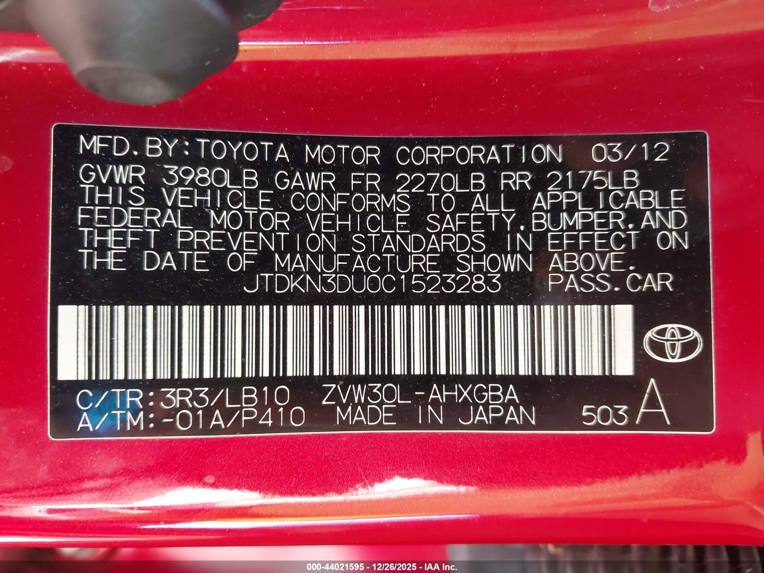 TOYOTA PRIUS image 9