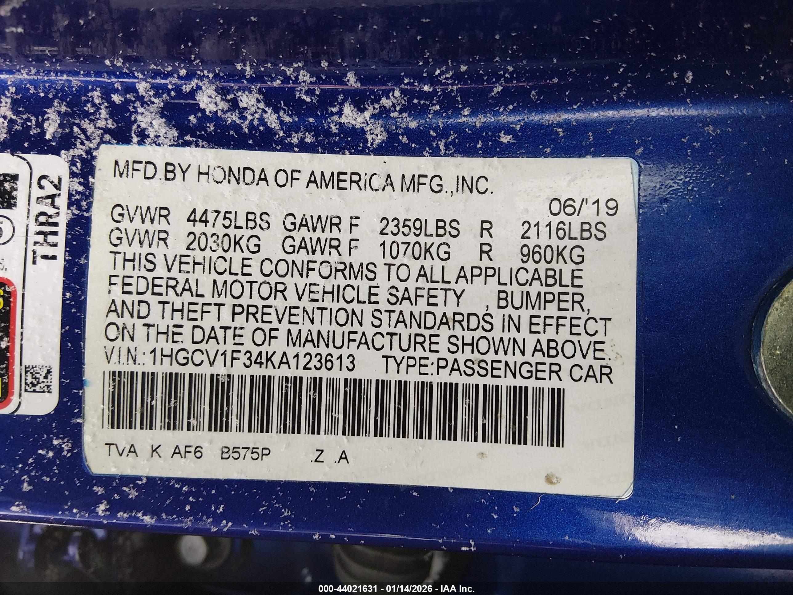 HONDA ACCORD image 9