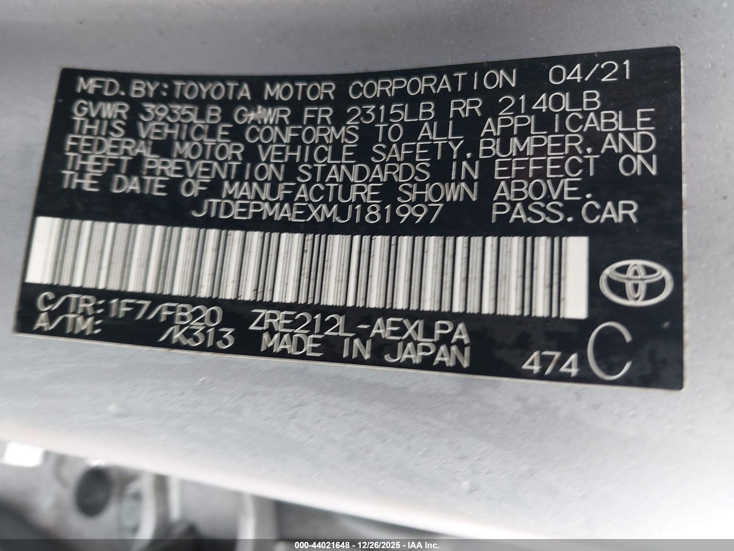 TOYOTA COROLLA image 9