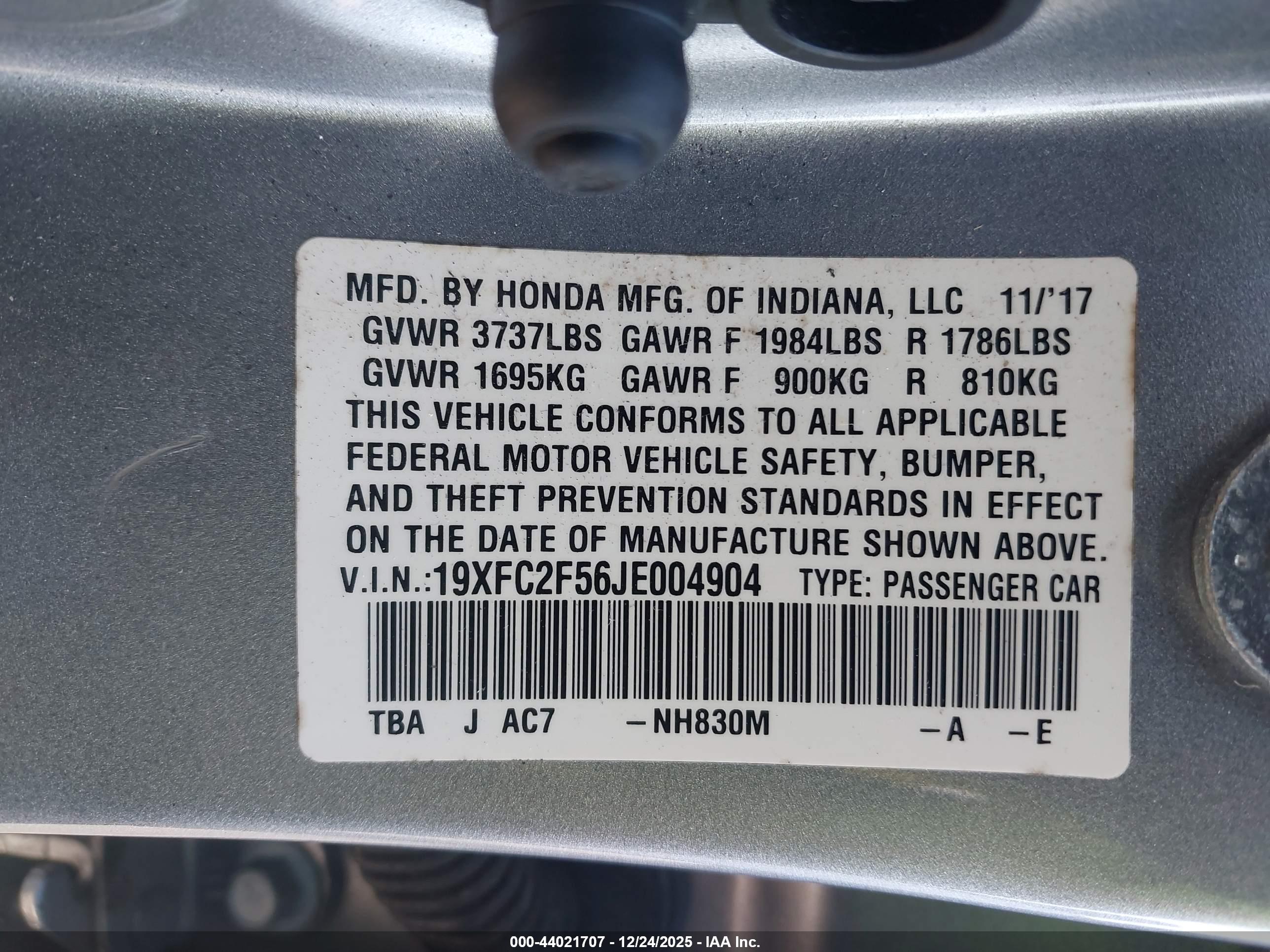 HONDA CIVIC image 9