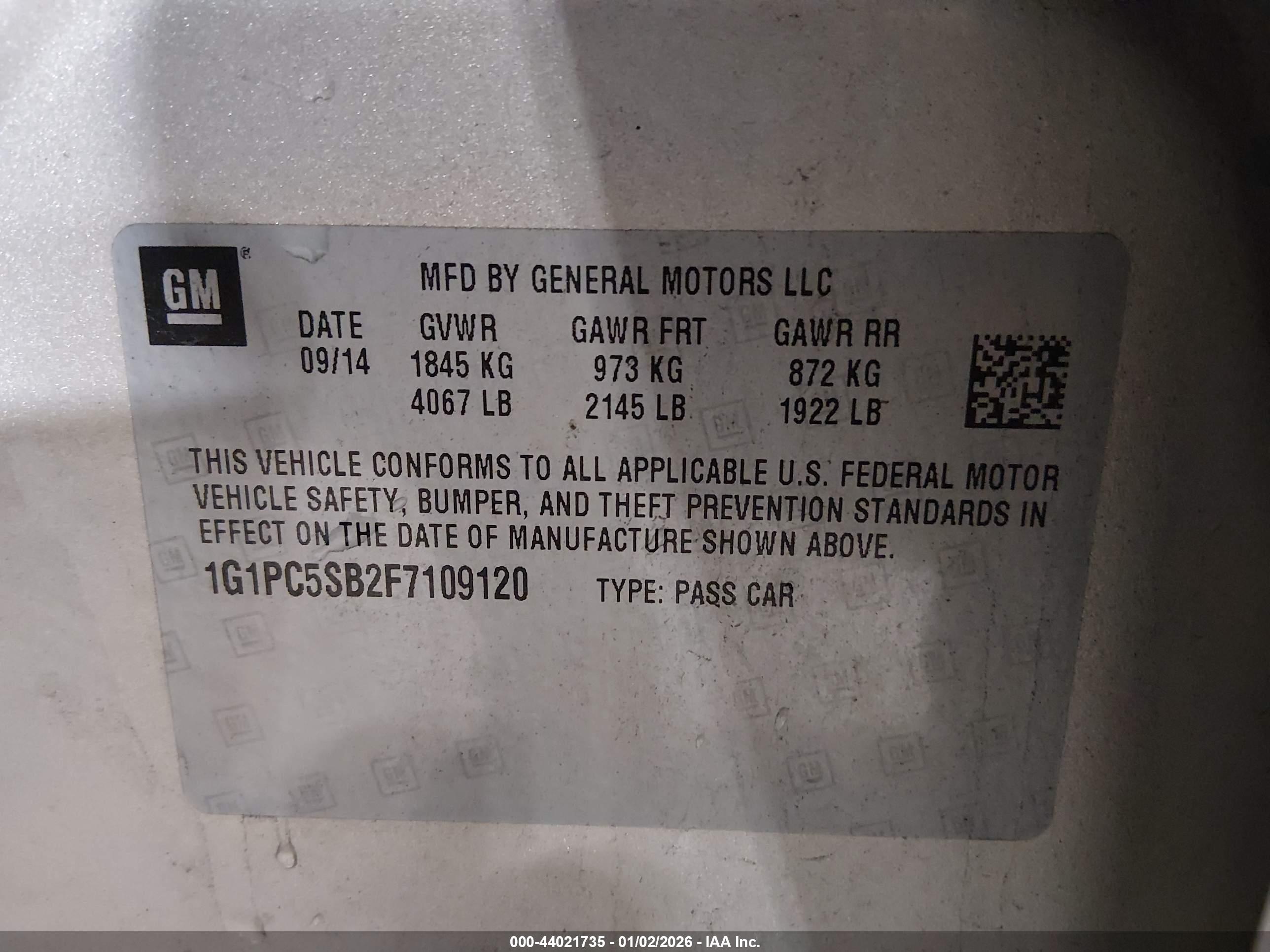 CHEVROLET CRUZE image 9