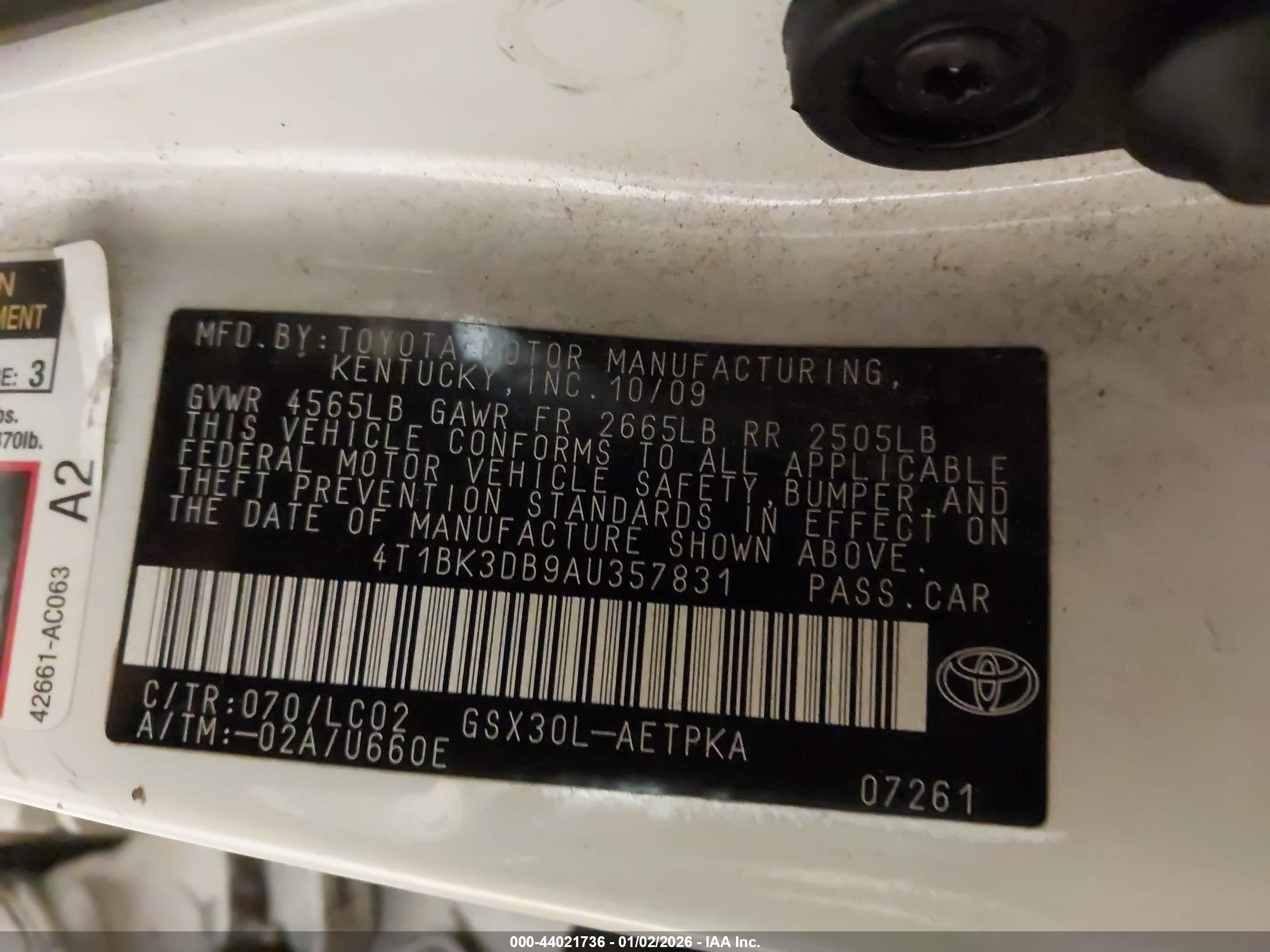 TOYOTA AVALON image 9