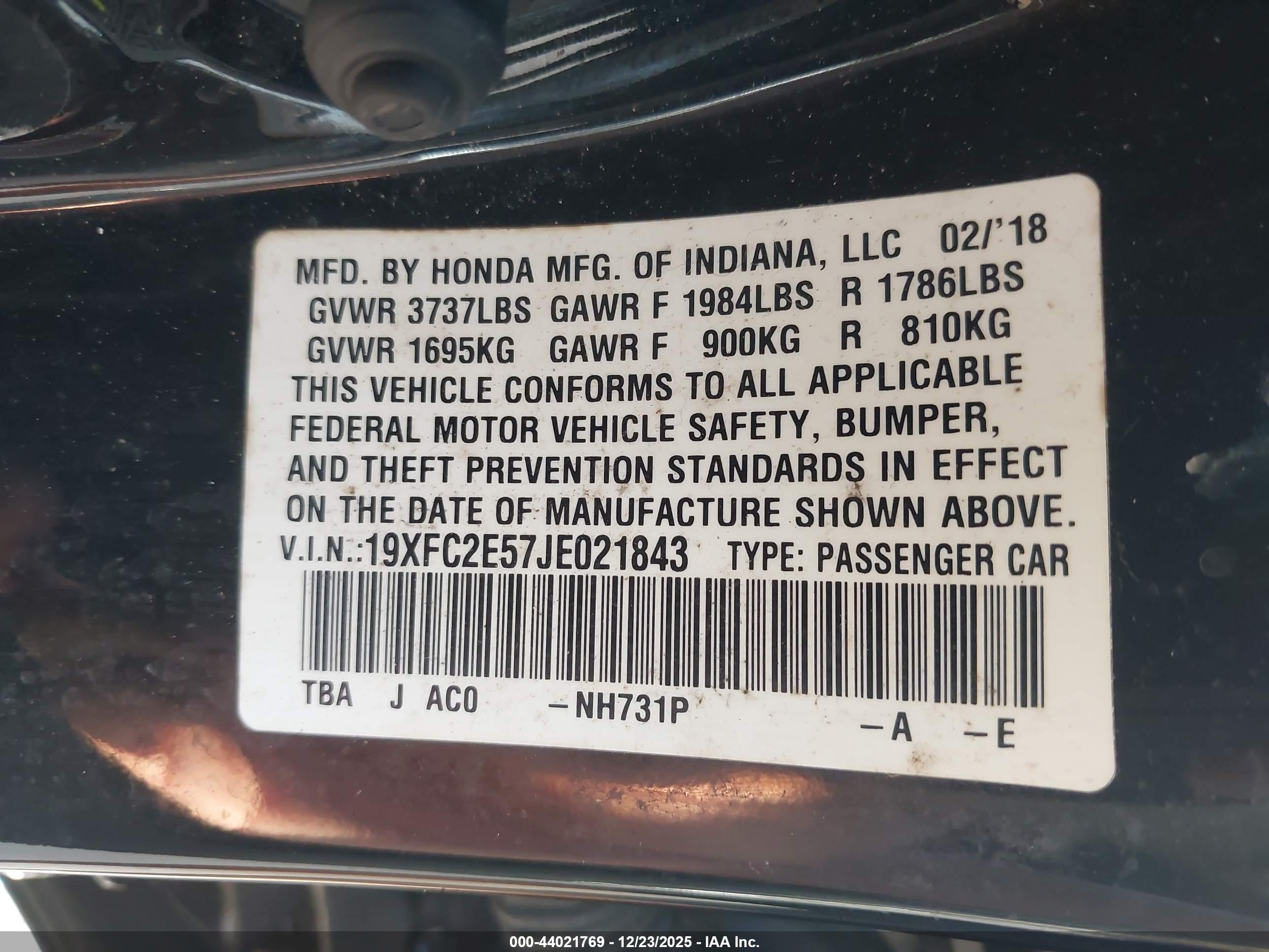 HONDA CIVIC image 9