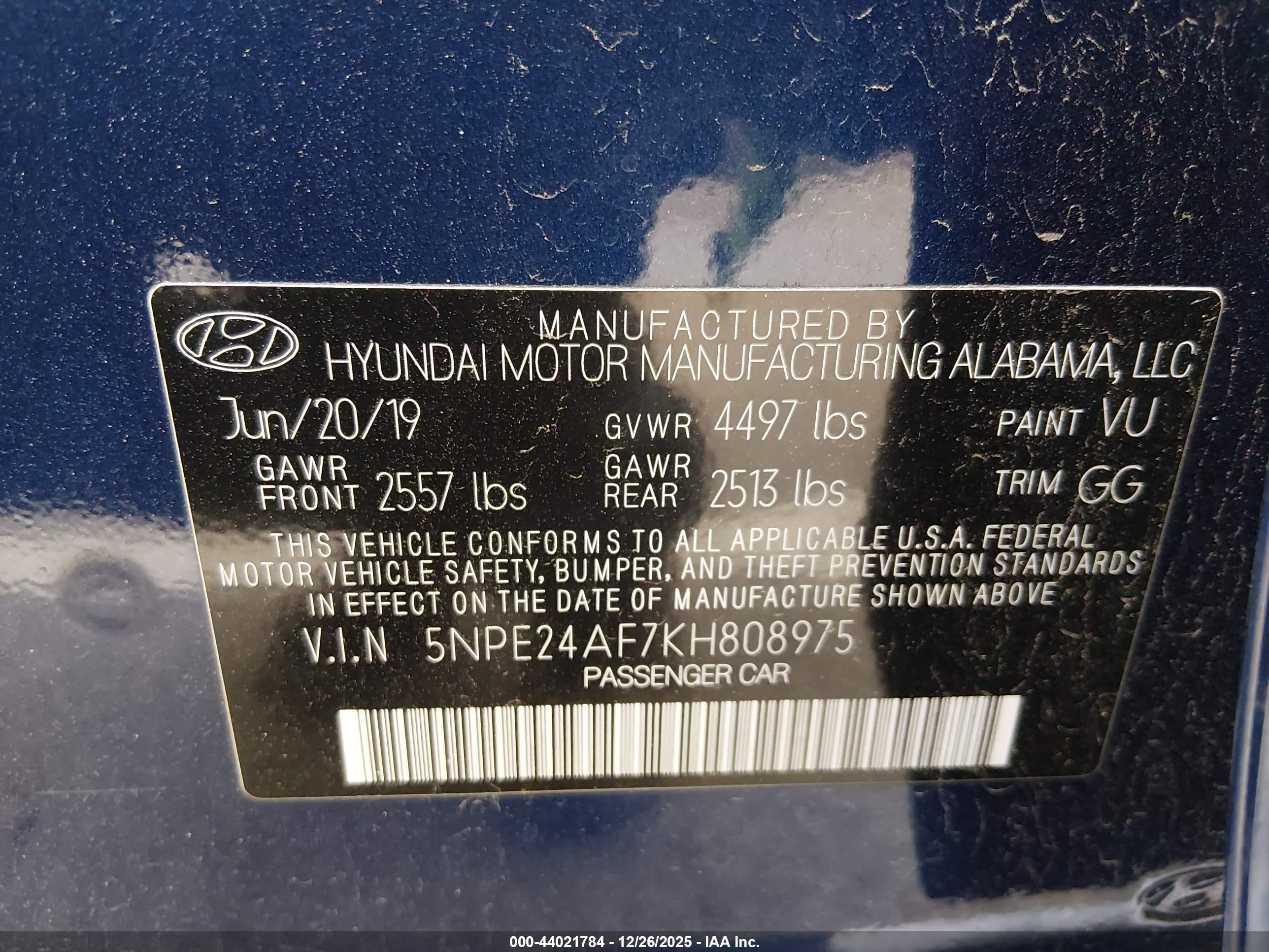 HYUNDAI SONATA image 9