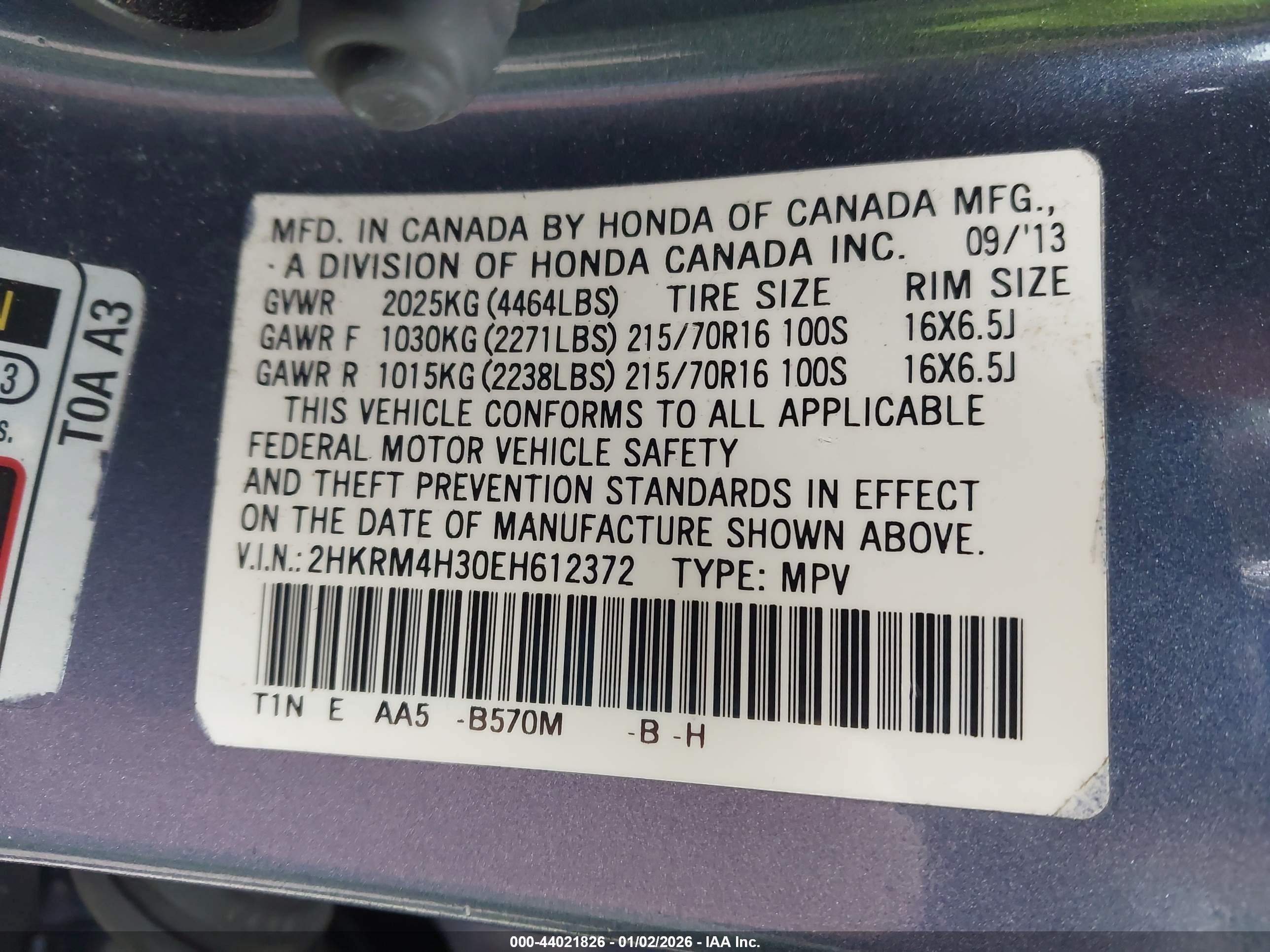 HONDA CR-V image 9