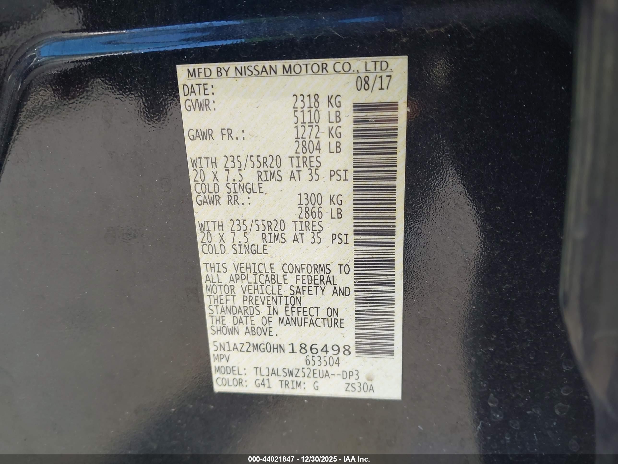 NISSAN MURANO image 9