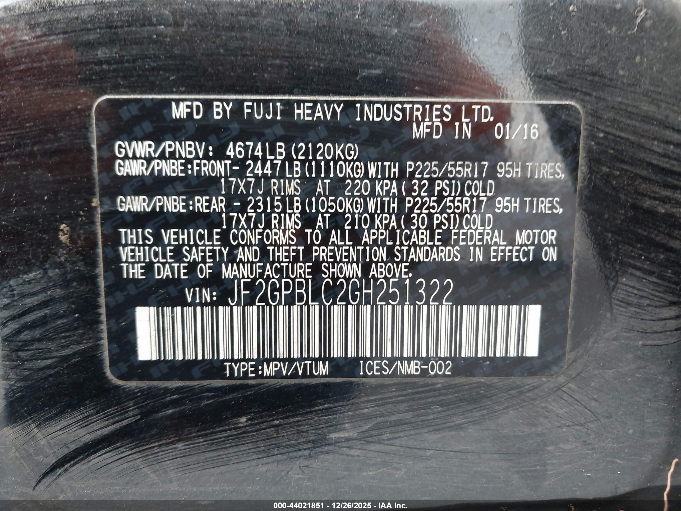SUBARU CROSSTREK image 9