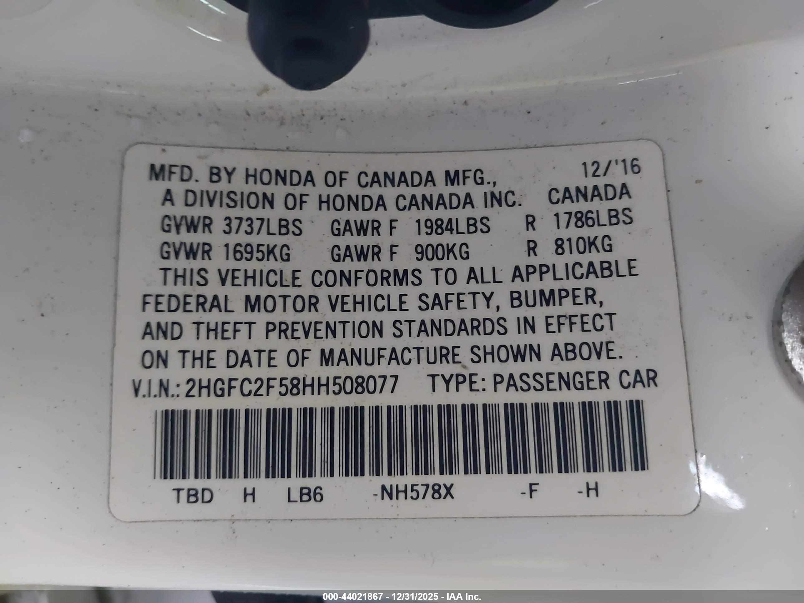 HONDA CIVIC image 9
