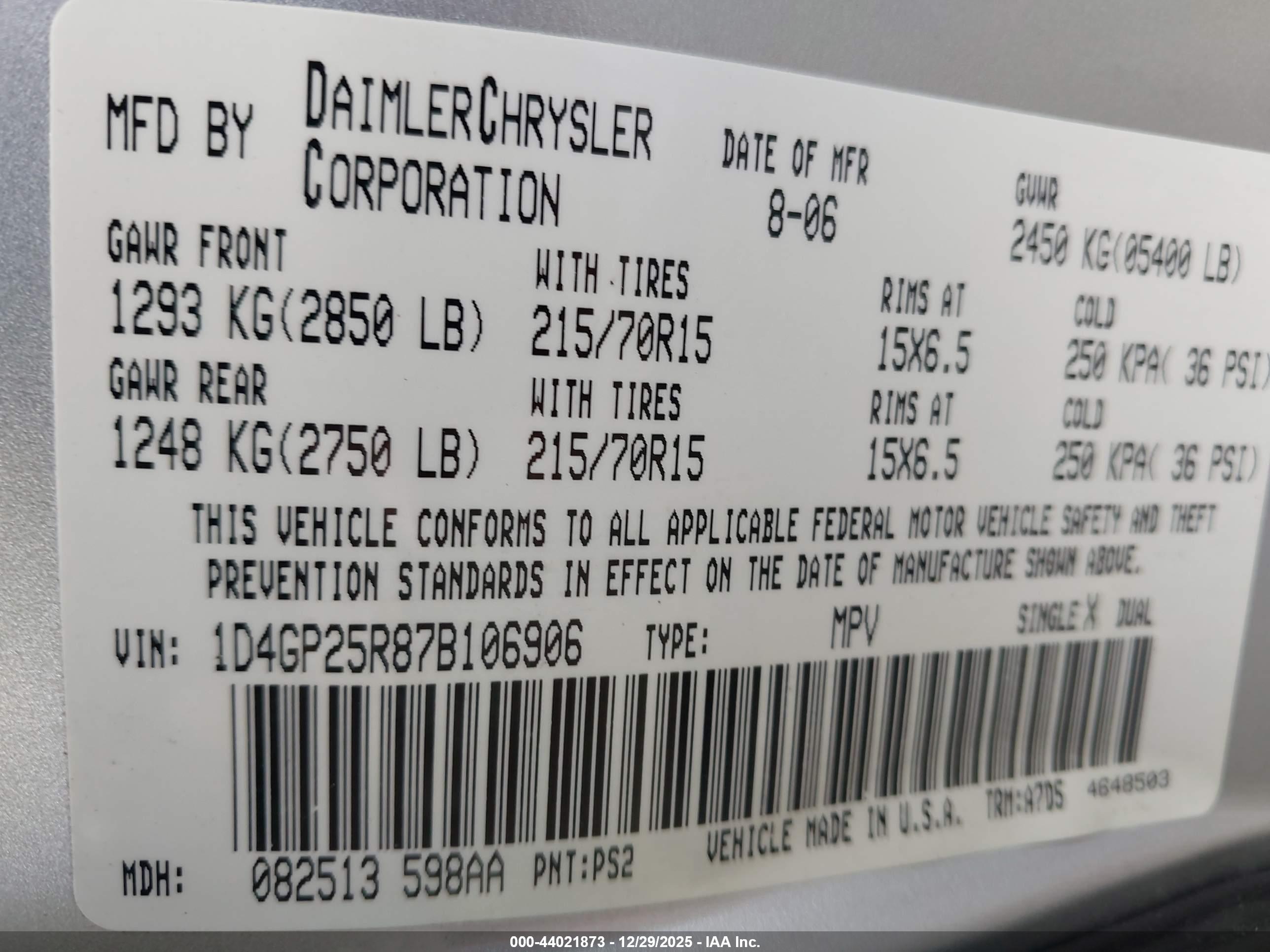 DODGE CARAVAN image 9