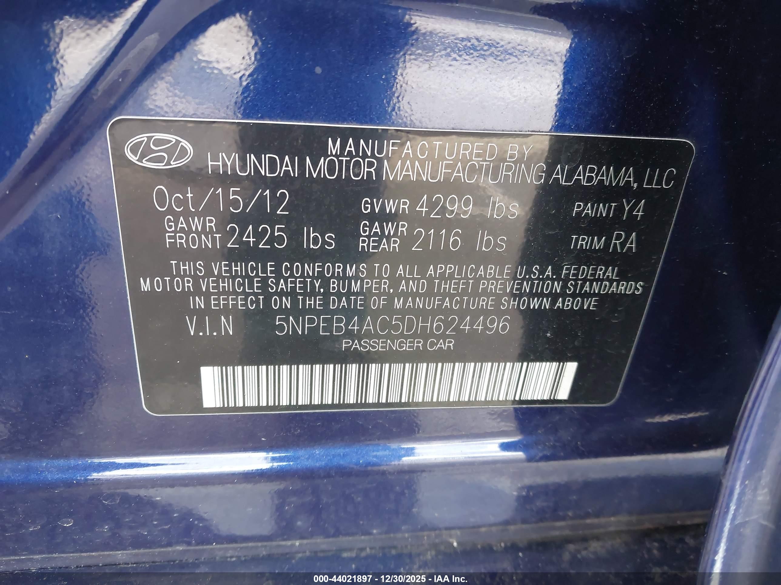HYUNDAI SONATA image 9