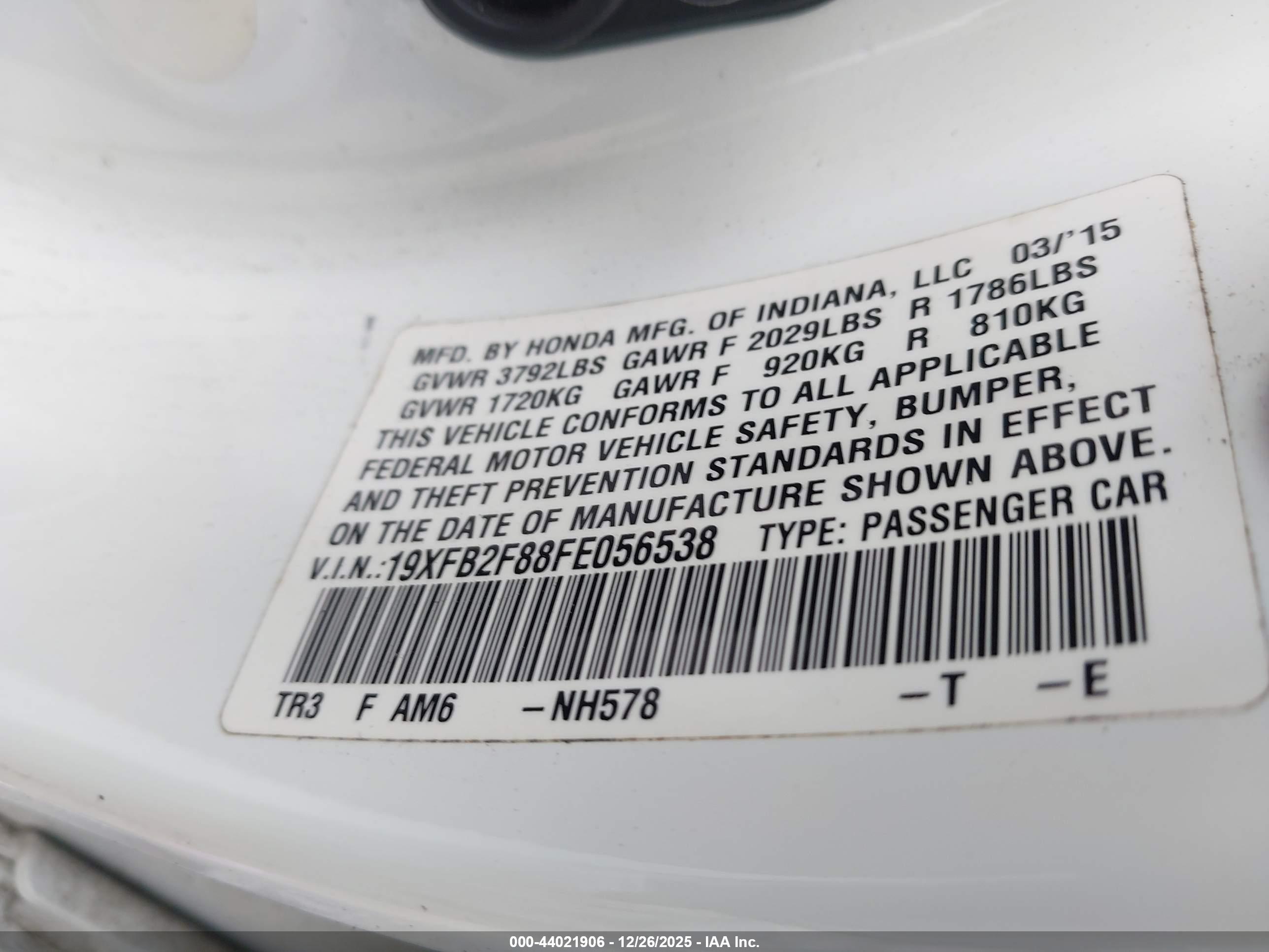 HONDA CIVIC image 9