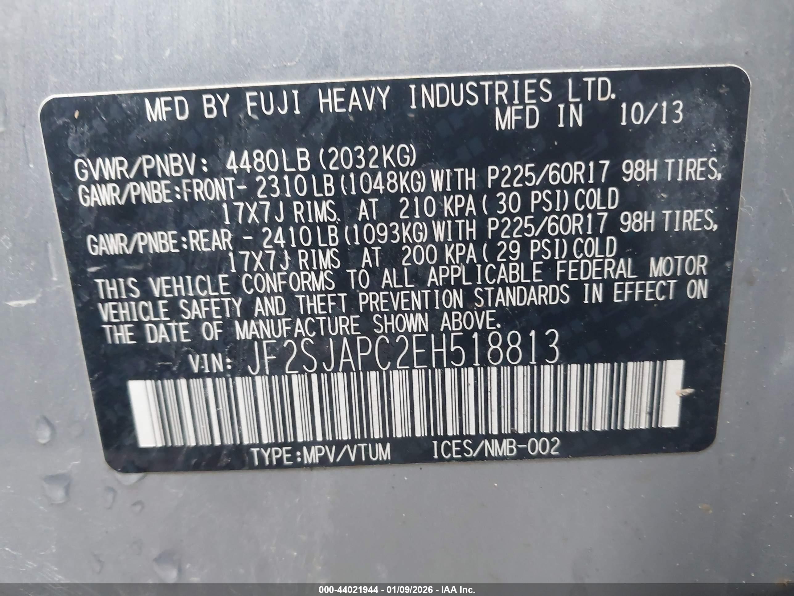 SUBARU FORESTER image 9