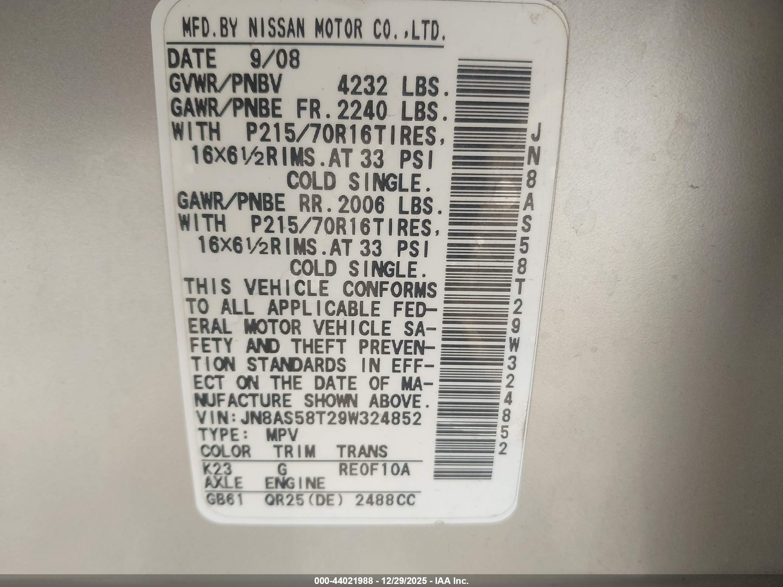 NISSAN ROGUE image 9