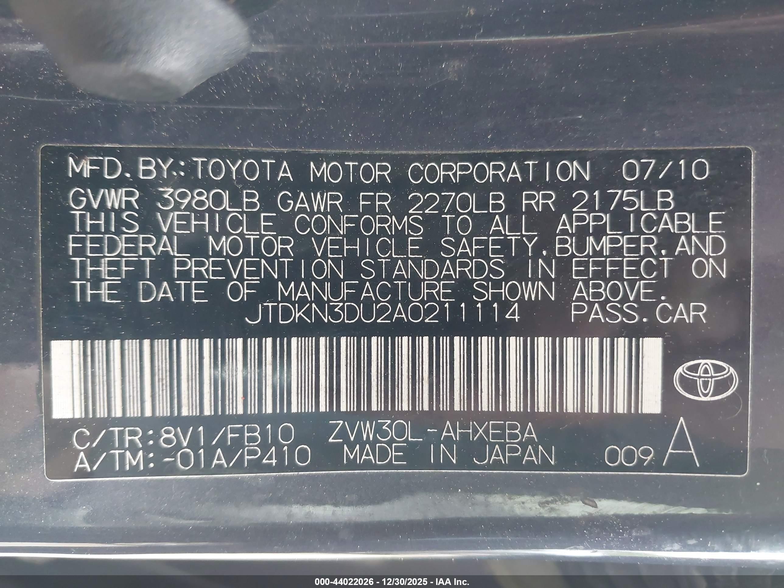 TOYOTA PRIUS image 9