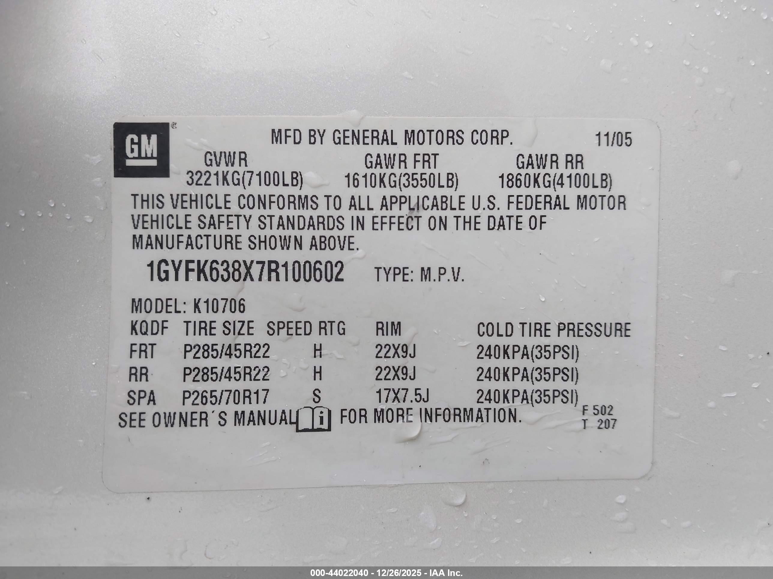 CADILLAC ESCALADE image 9
