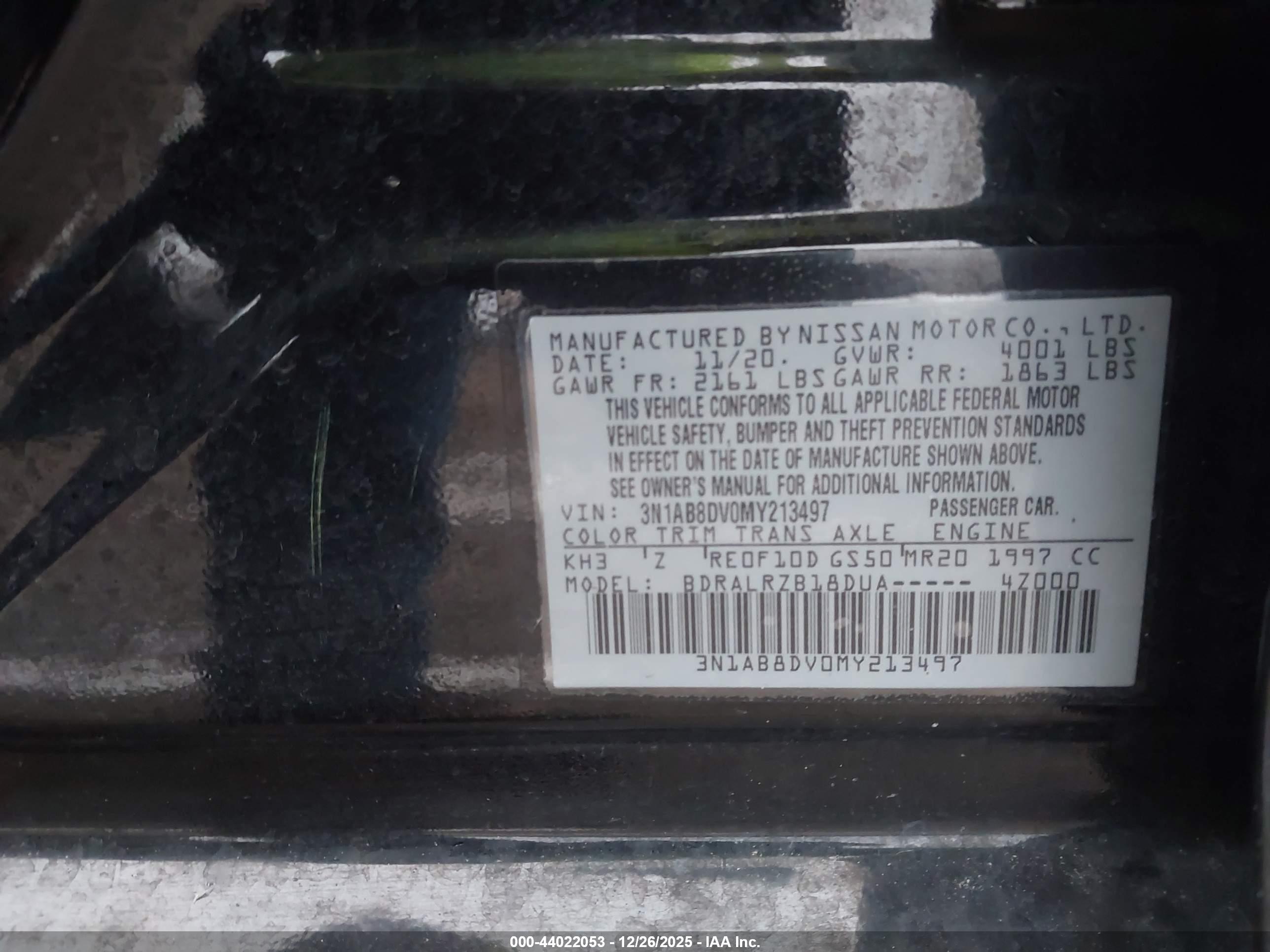NISSAN SENTRA image 9
